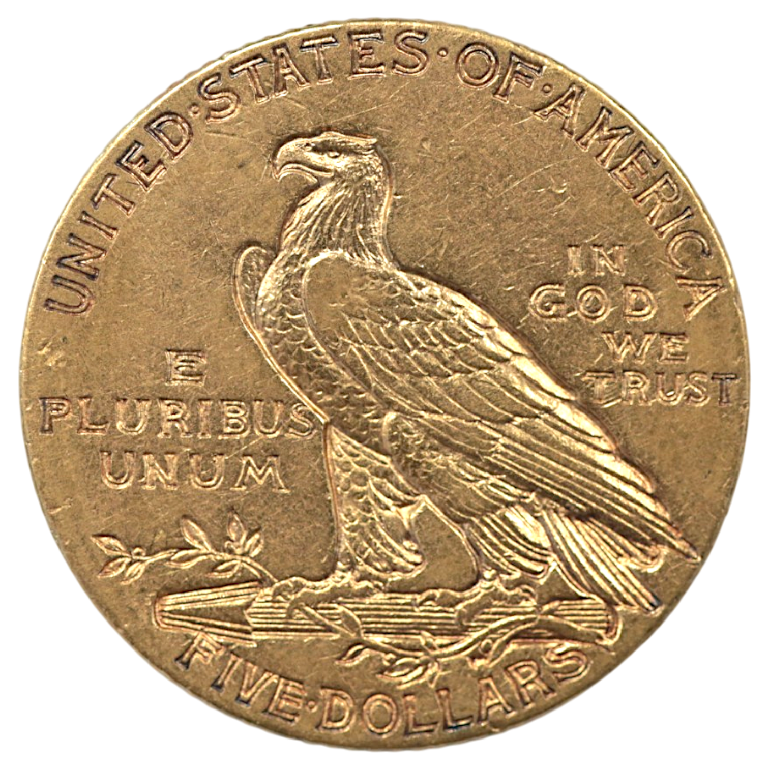 アメリカ 5ドル金貨 1911年 フィラデルフィア鋳 インディアン