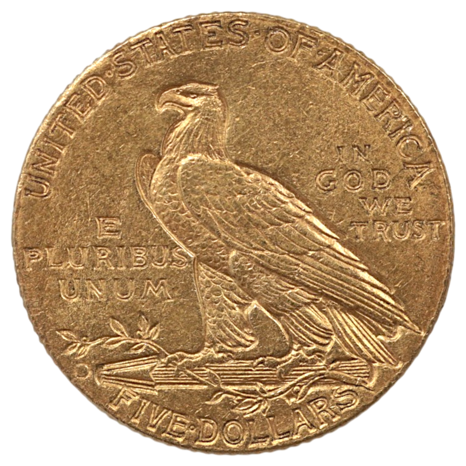 アメリカ 5ドル金貨 1909年 デンバー鋳 インディアン