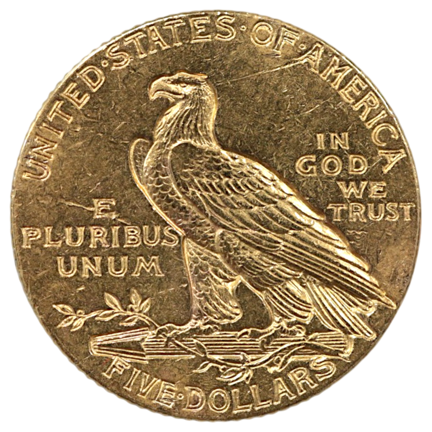 アメリカ 5ドル金貨 1909年 フィラデルフィア鋳 インディアン