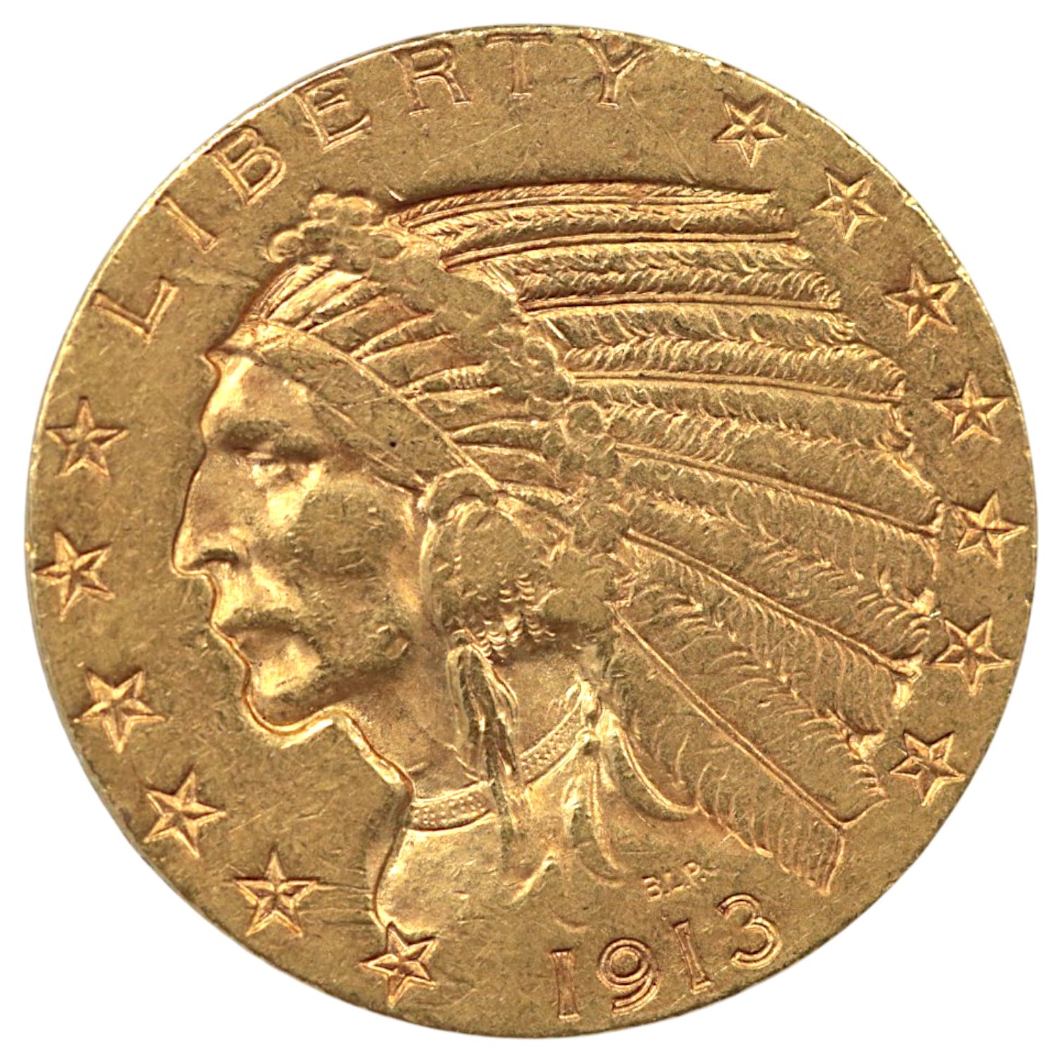 アメリカ 5ドル金貨 1913年 インディアン