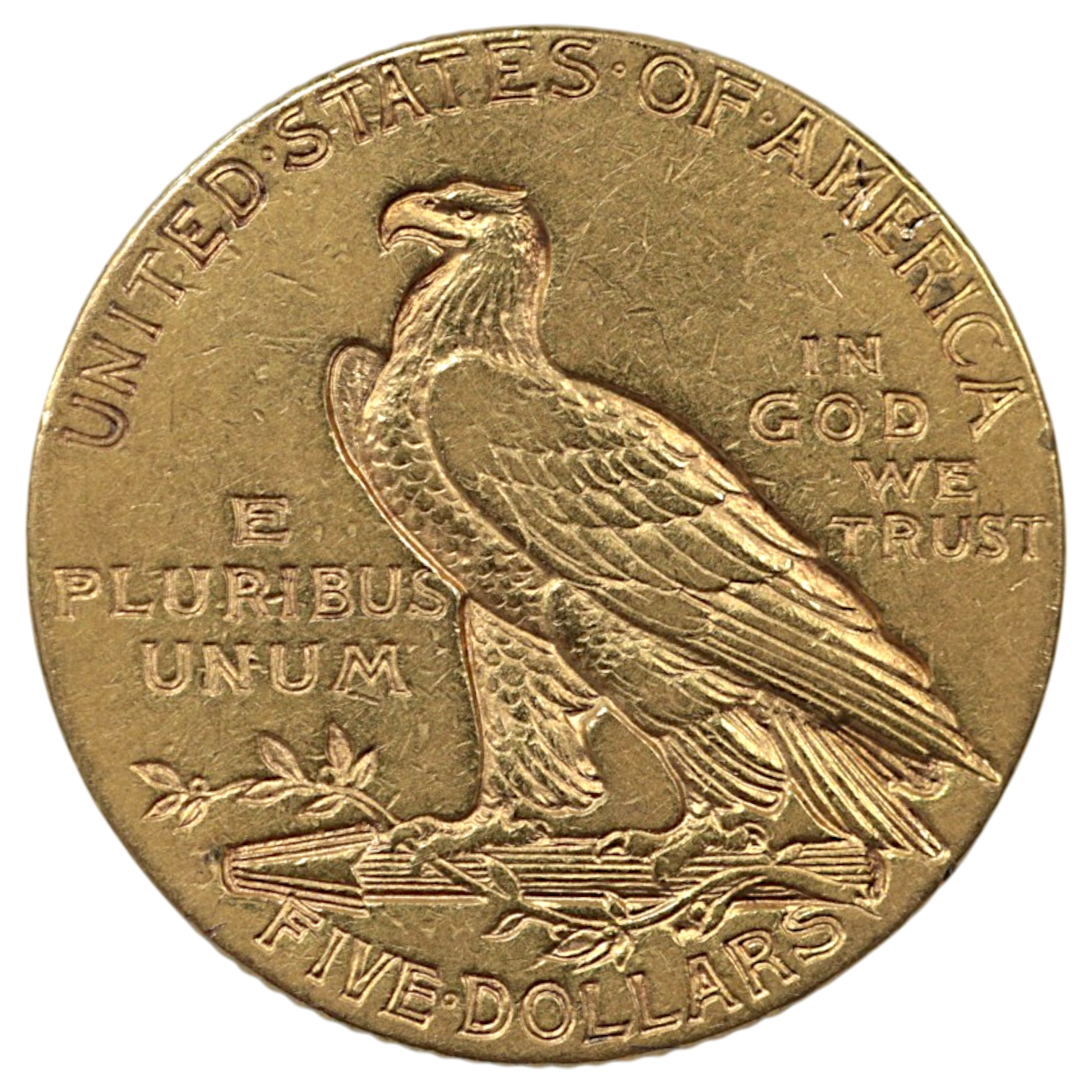 アメリカ 5ドル金貨 1911年 サンフランシスコ鋳 インディアン