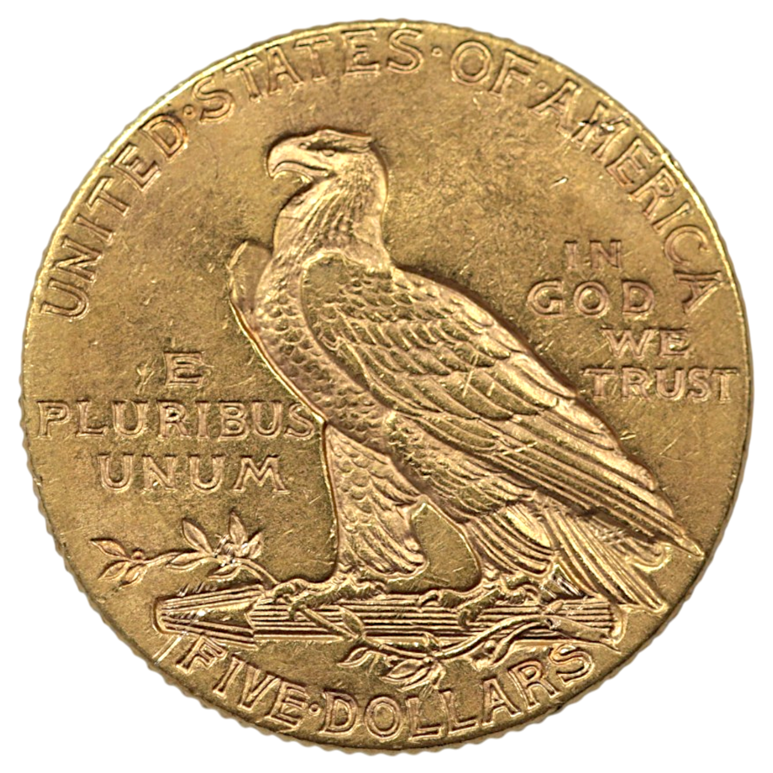 アメリカ 5ドル金貨 1909年 フィラデルフィア鋳 インディアン