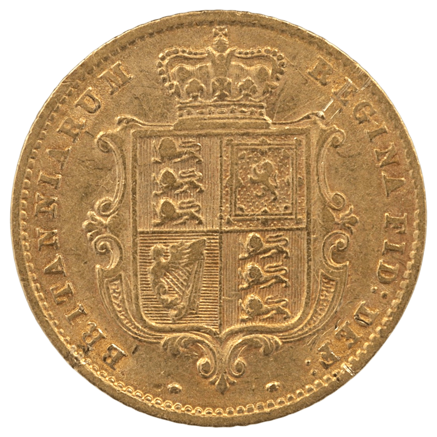 イギリス 1/2ソヴリン金貨 1863年 ロンドン鋳 ヴィクトリア女王 - NJ BUYER'S MARKETPLACE