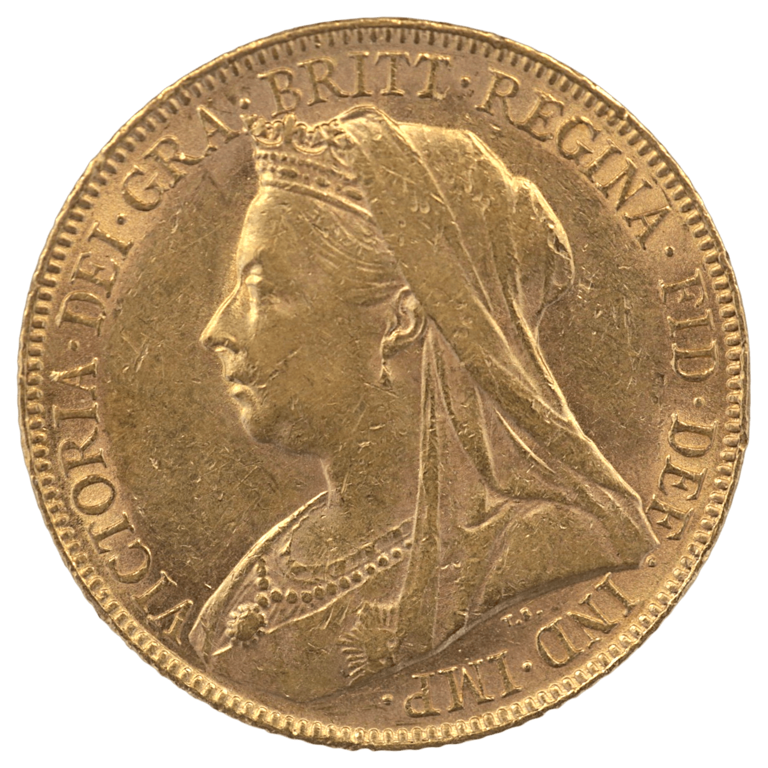 イギリス ソヴリン金貨 1900年 ロンドン鋳 ヴィクトリア女王 オールドヘッド - NJ BUYER'S MARKETPLACE