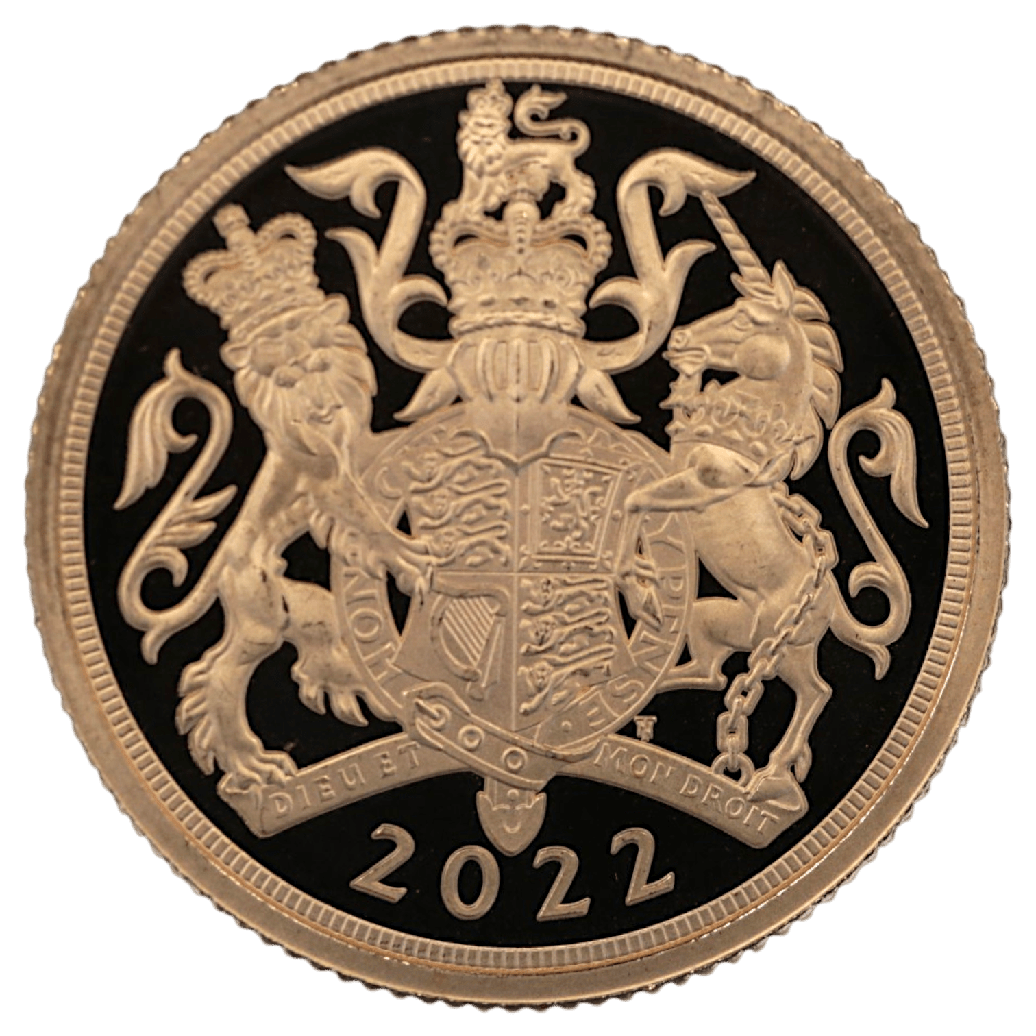 イギリス ソヴリン金貨 2022年 エリザベス2世 盾紋章 - NJ BUYER'S MARKETPLACE