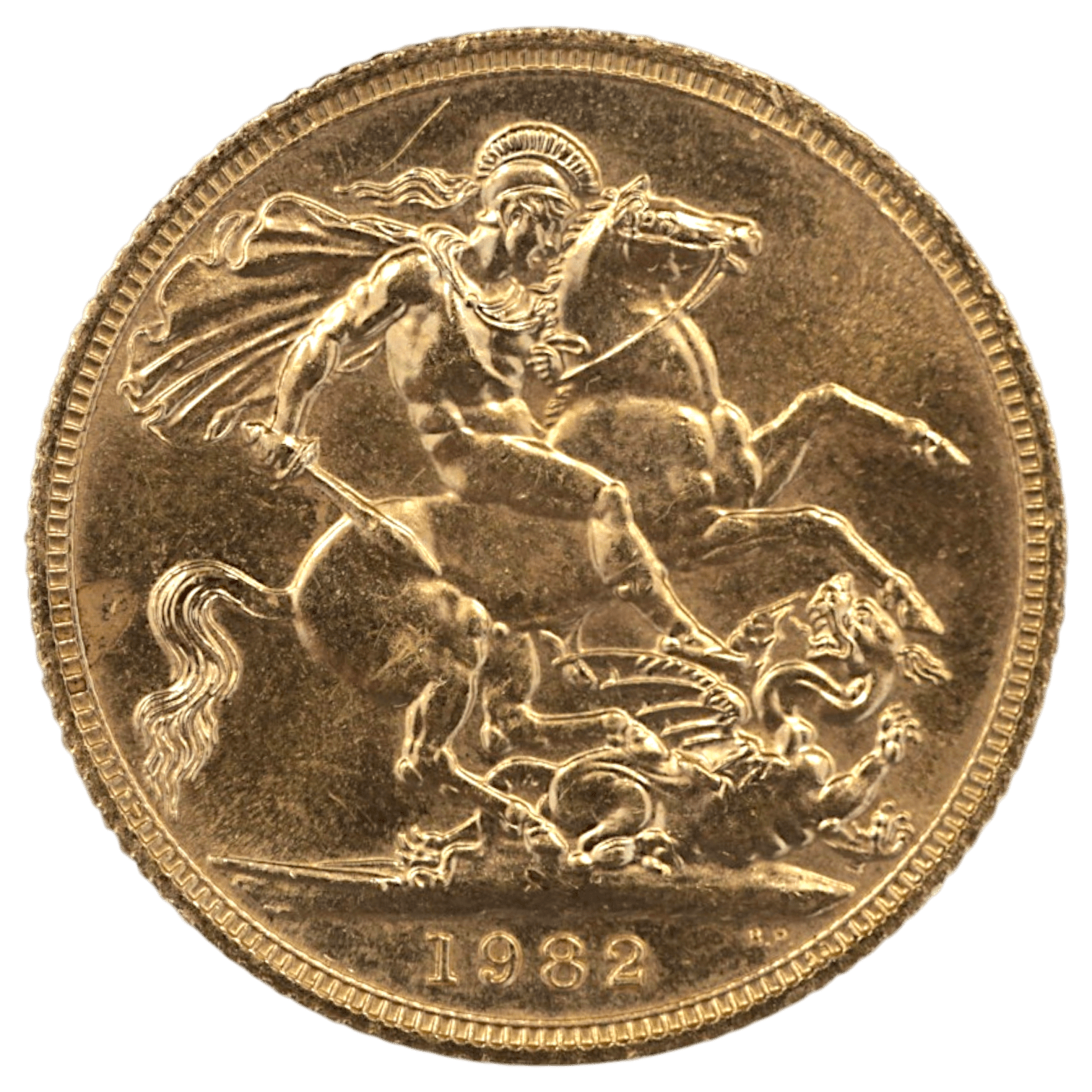 イギリス ソヴリン金貨 1982年 ロンドン鋳 エリザベス2世 第2肖像 - NJ BUYER'S MARKETPLACE