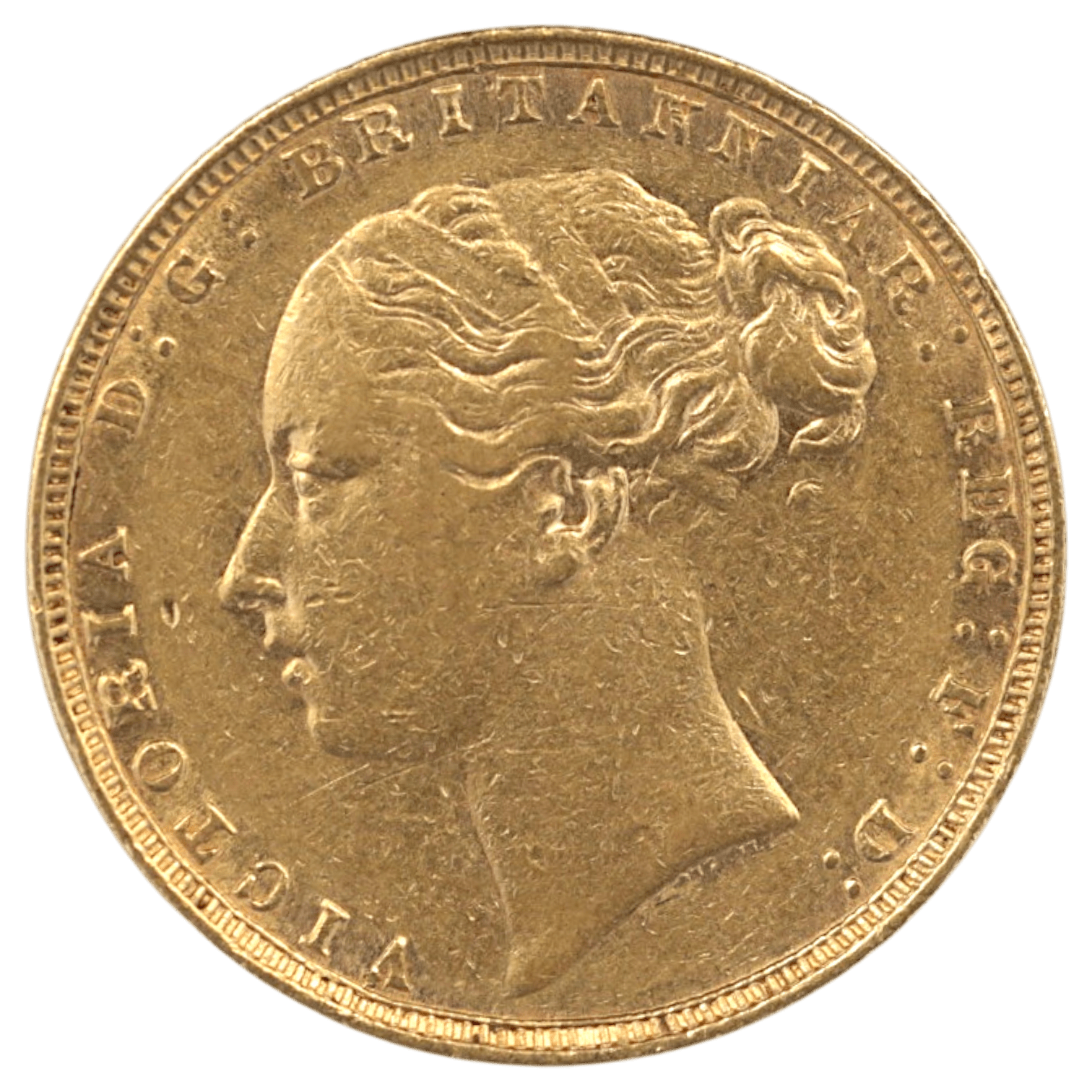 イギリス ソヴリン金貨 1878年 ロンドン鋳 ヴィクトリア女王 ヤングヘッド - NJ BUYER'S MARKETPLACE