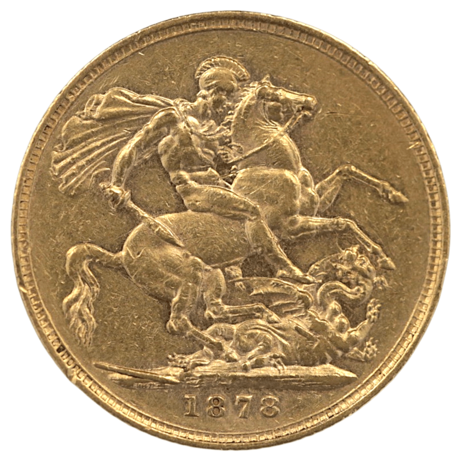 イギリス ソヴリン金貨 1878年 ロンドン鋳 ヴィクトリア女王 ヤングヘッド - NJ BUYER'S MARKETPLACE