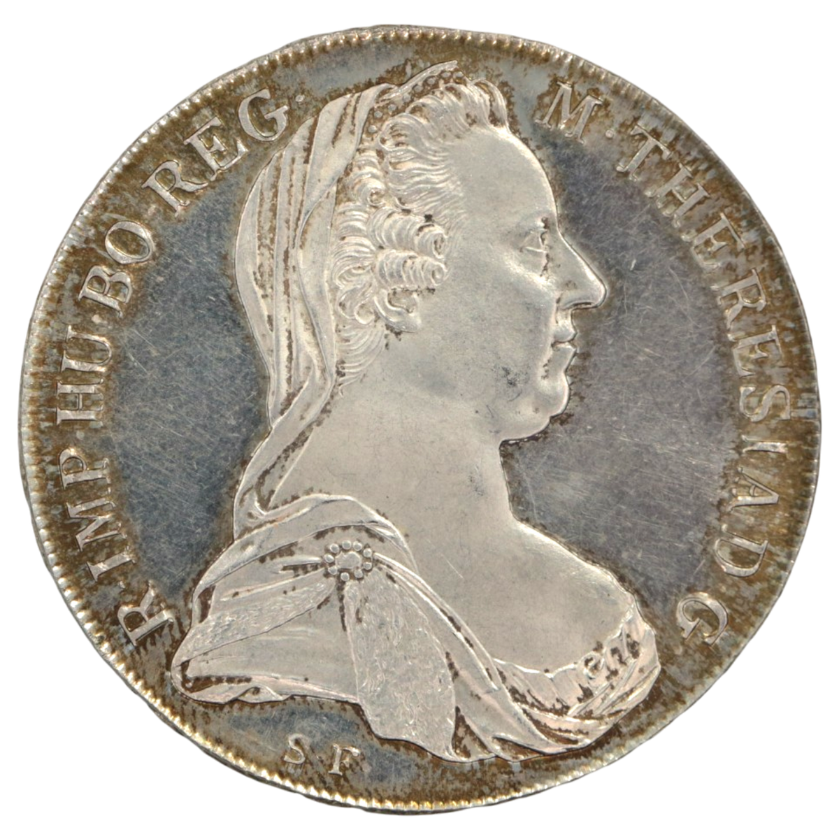 オーストリア ターレル銀貨 1780年銘 4枚セット マリア＝テレジア 双頭の鷲紋章