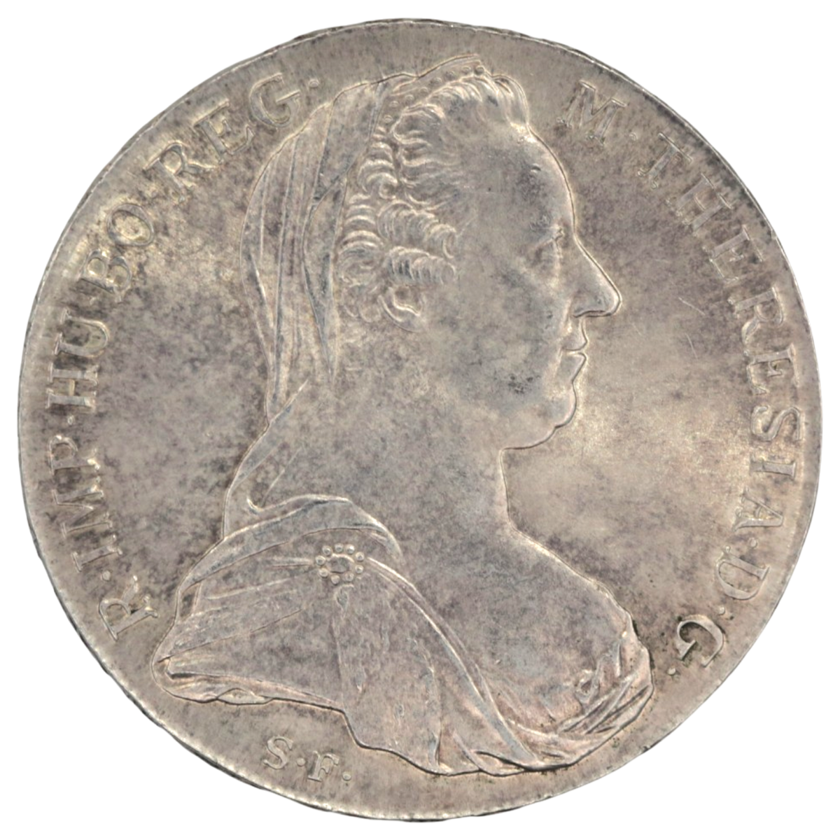 オーストリア ターレル銀貨 1780年銘 4枚セット マリア＝テレジア 双頭の鷲紋章