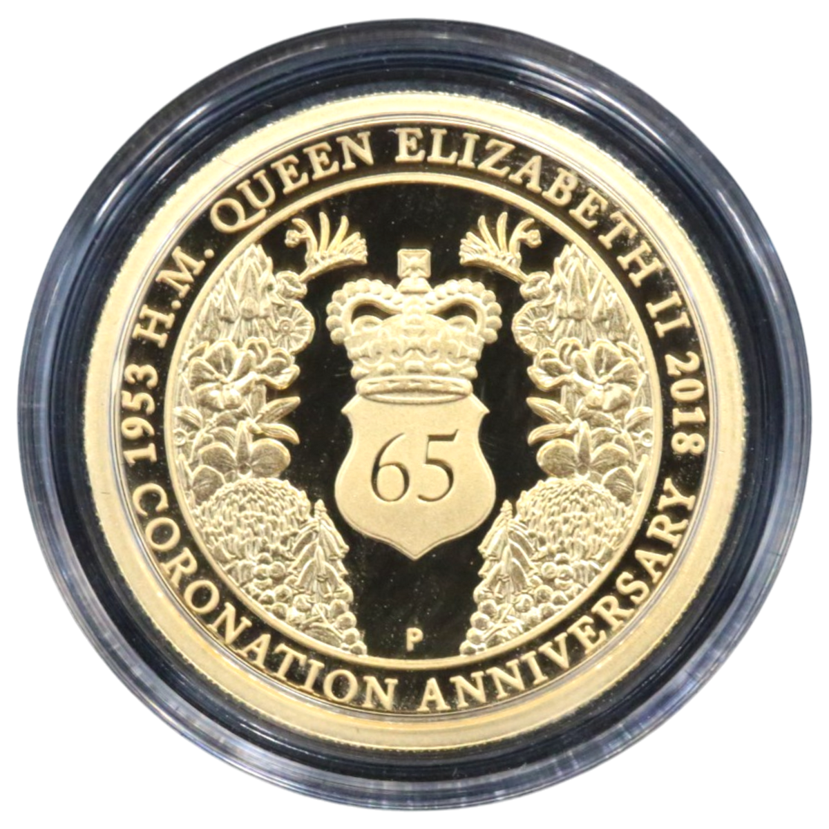 イギリス 25ポンド金貨 2018年 エリザベス2世 在位25周年 元箱・保証書付属