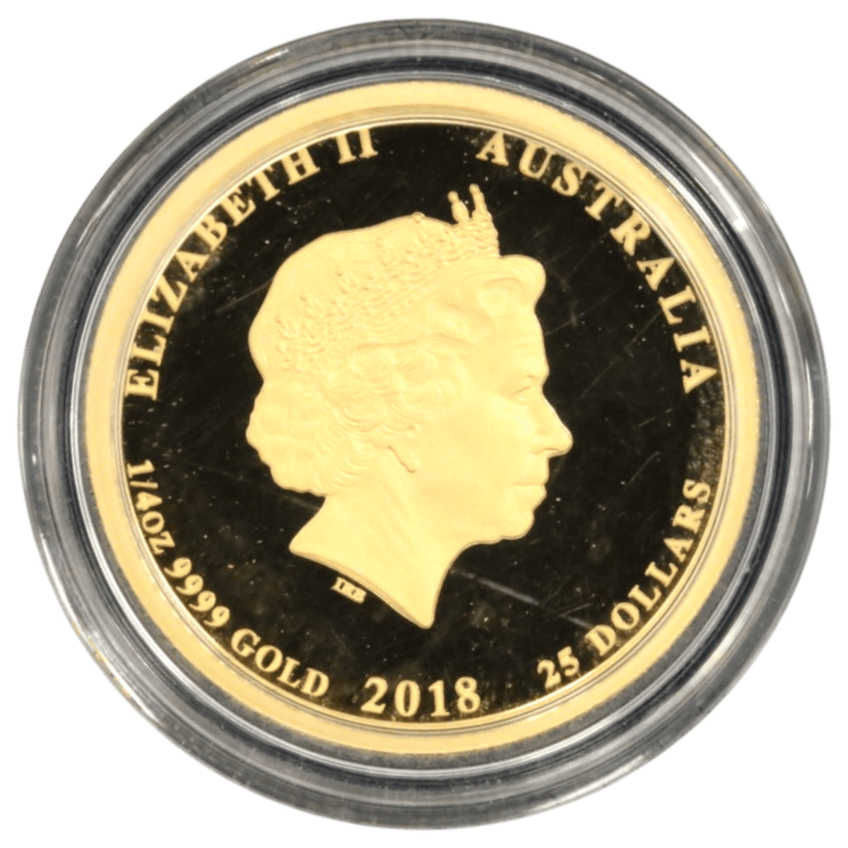 イギリス 25ポンド金貨 2018年 エリザベス2世 在位25周年 元箱・保証書付属 - NJ BUYER'S MARKETPLACE