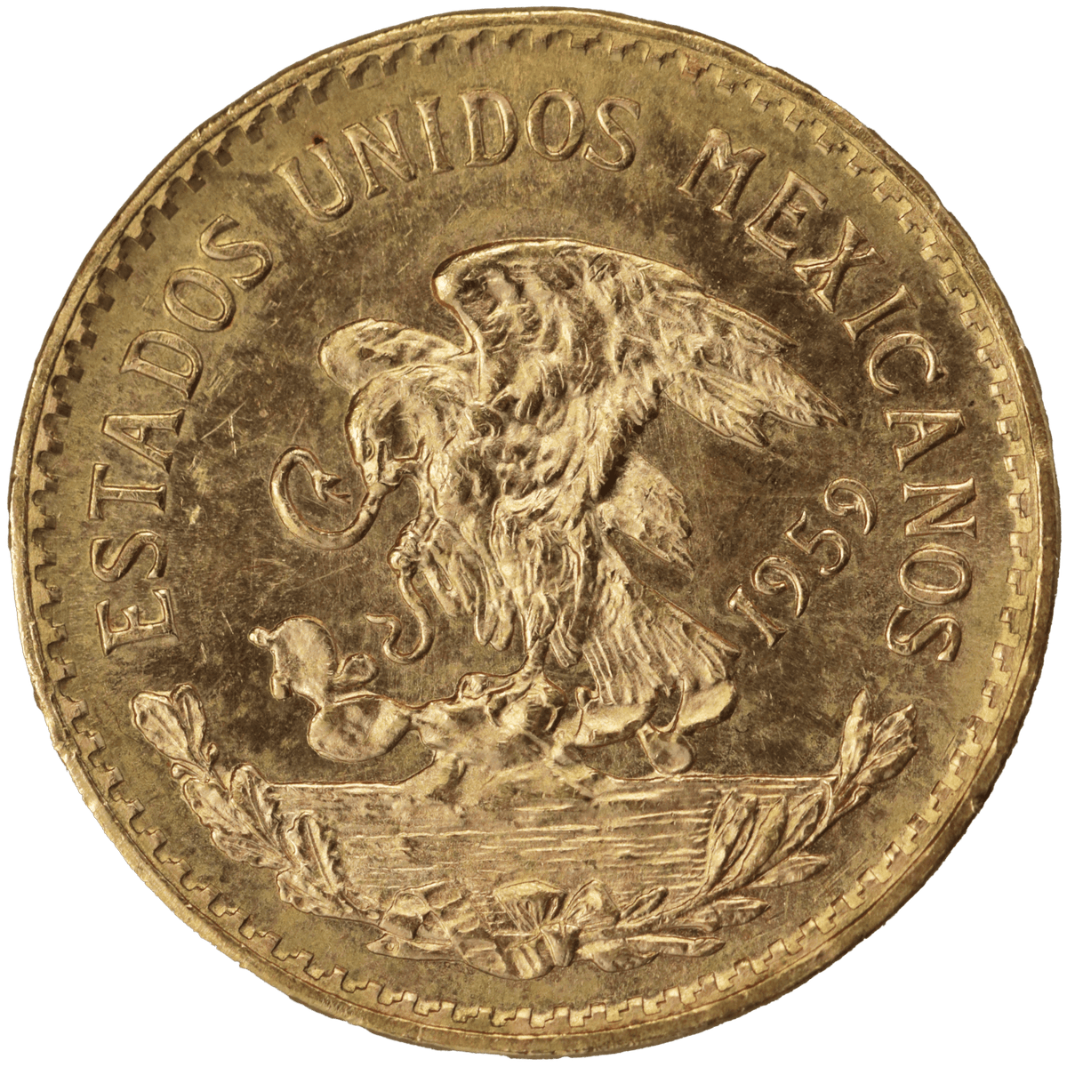 メキシコ 20ペソ金貨 1959年 アステカカレンダー - NJ BUYER'S MARKETPLACE