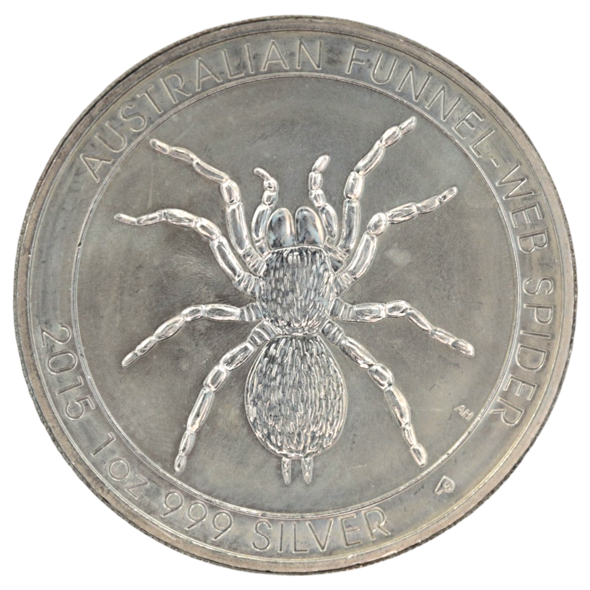 オーストラリア 1ドル銀貨 2015年 スパイダー エリザベス2世