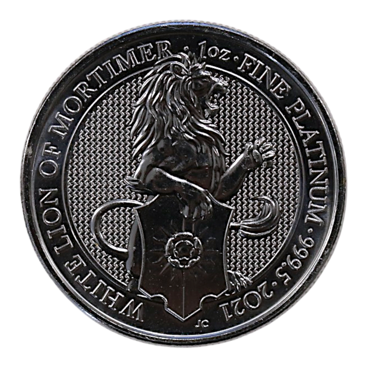 イギリス 100ポンドプラチナ貨 2021年 ロンドン鋳 クイーンズ・ビースト ライオン