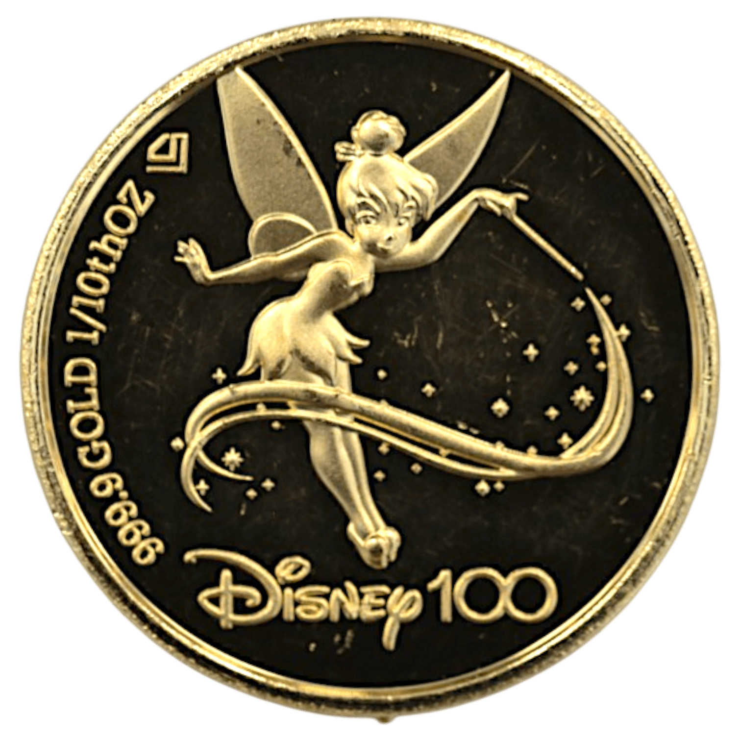 ディズニー 1/10オンス金貨 ティンカーベル ディズニー100周年記念 - NJ BUYER'S MARKETPLACE