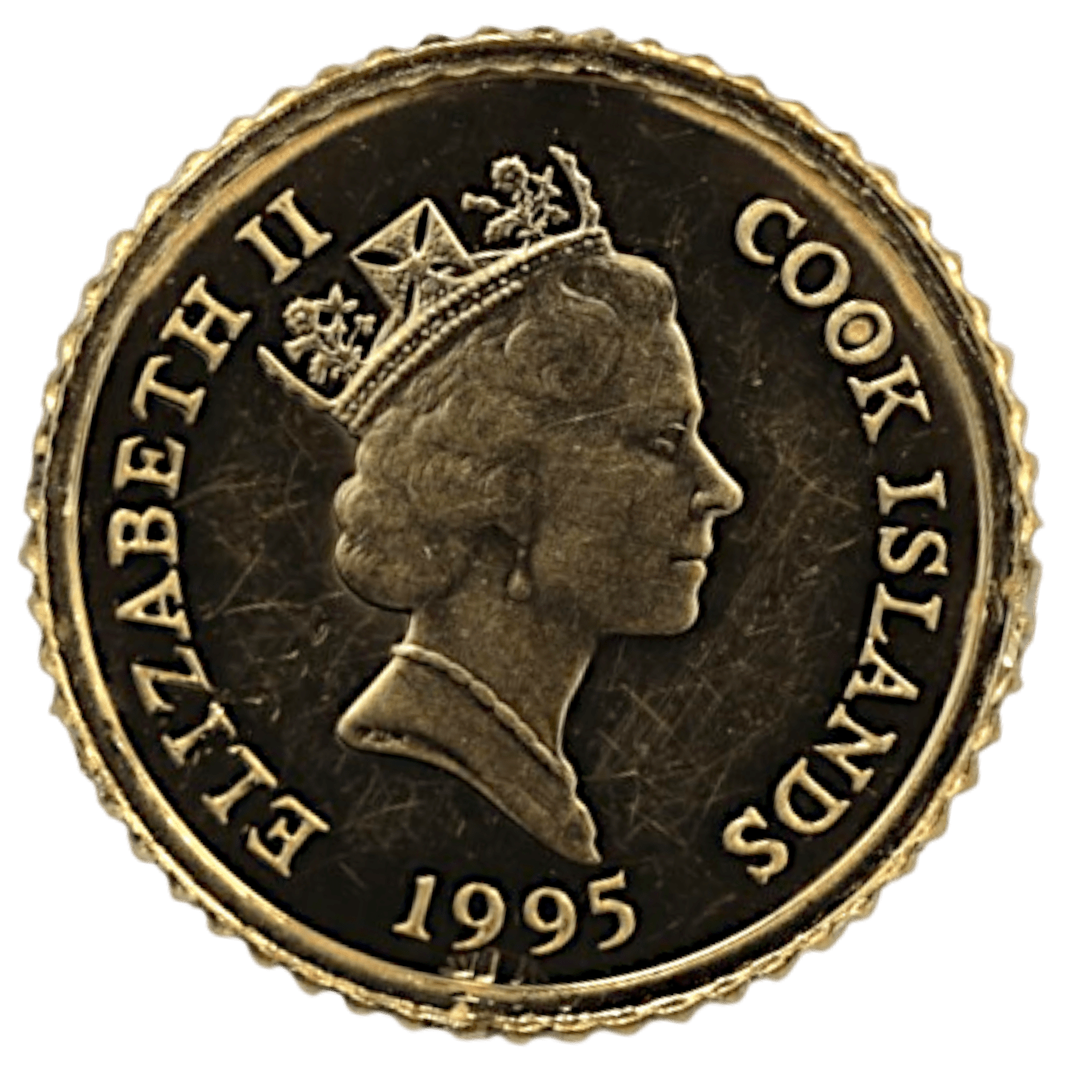 クック島 4ドル金貨 1995年 イルカ - NJ BUYER'S MARKETPLACE