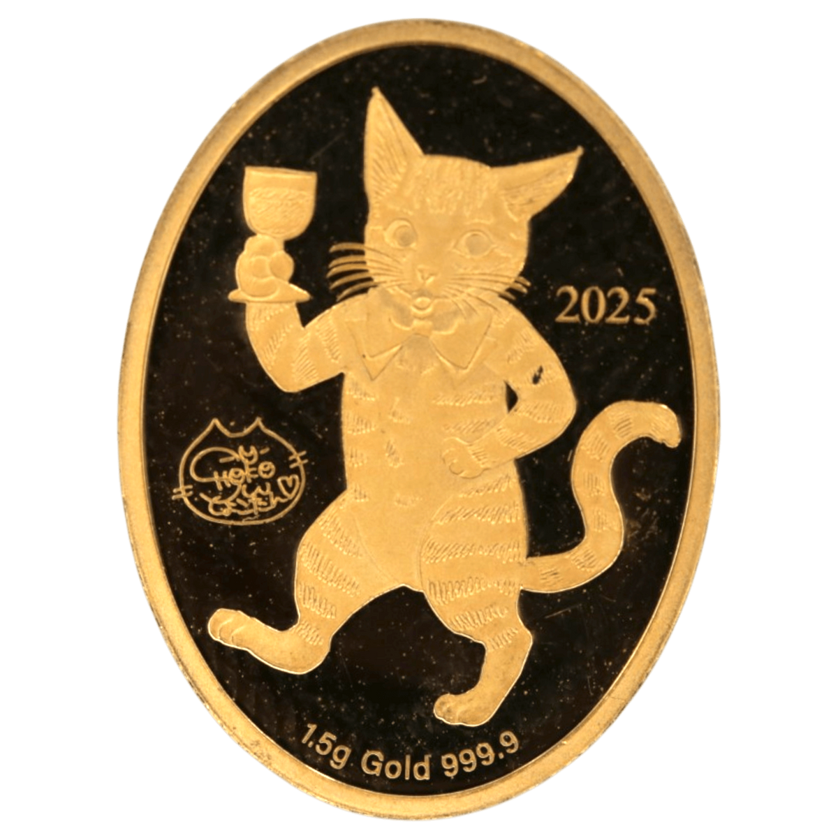 クック島 10ドル金貨 2025年 中川翔子 デザイン ラブ・キャット チャールズ3世 - NJ BUYER'S MARKETPLACE