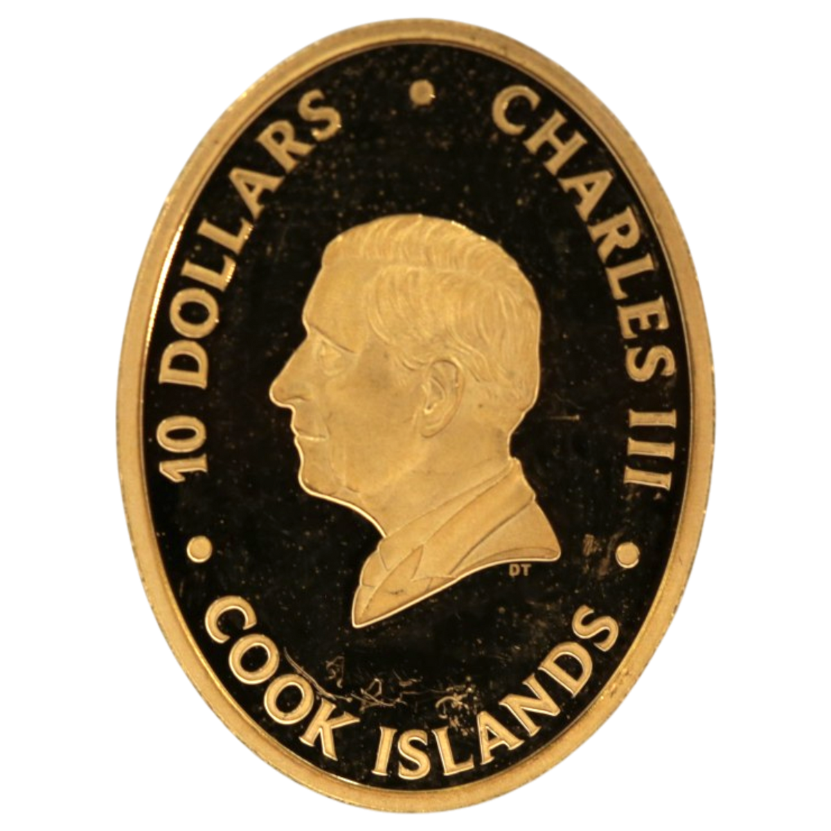 クック島 10ドル金貨 2025年 中川翔子 デザイン ラブ・キャット チャールズ3世