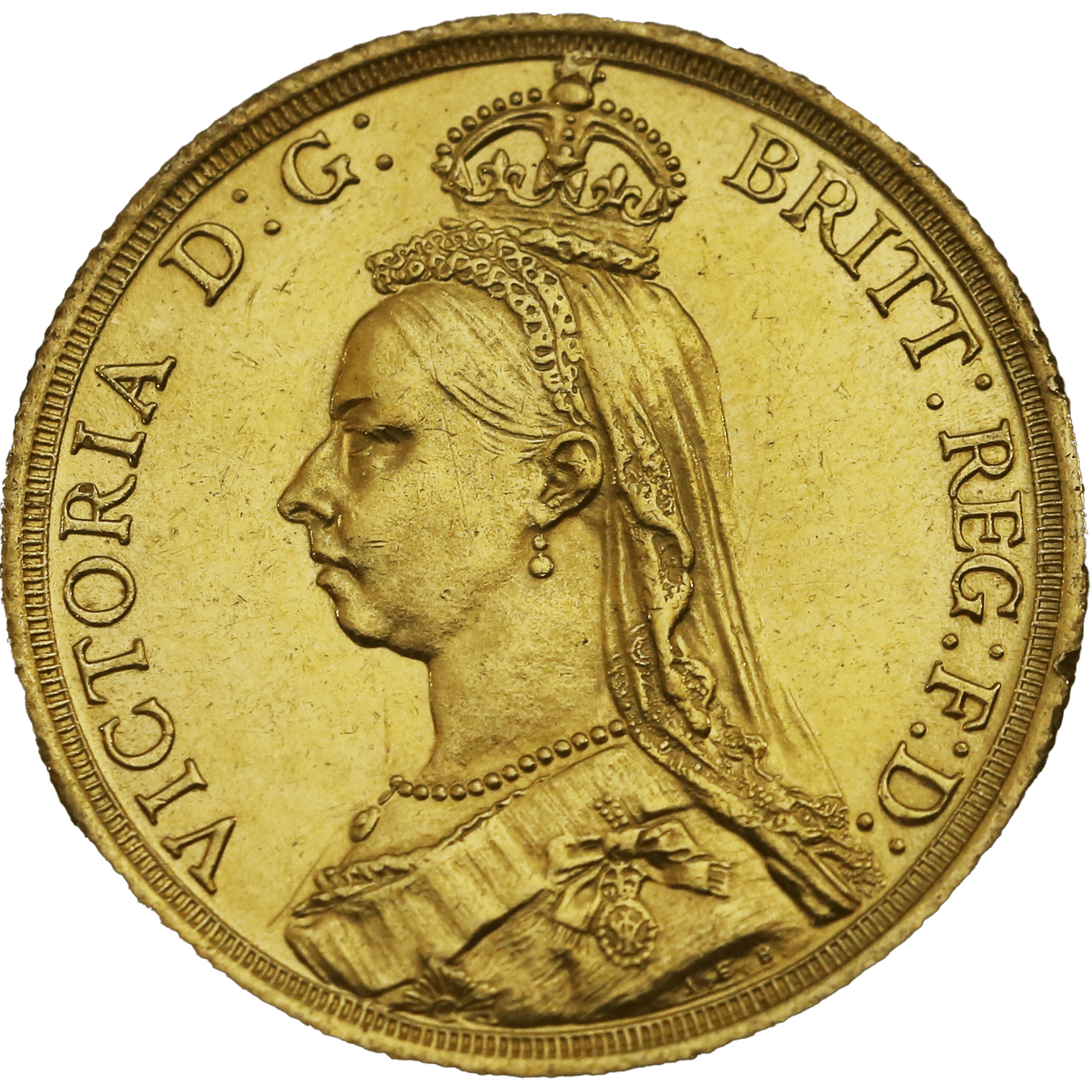 イギリス 2ポンド金貨 1887年 ロンドン鋳 ヴィクトリア ジュビリー - NJ BUYER'S MARKETPLACE