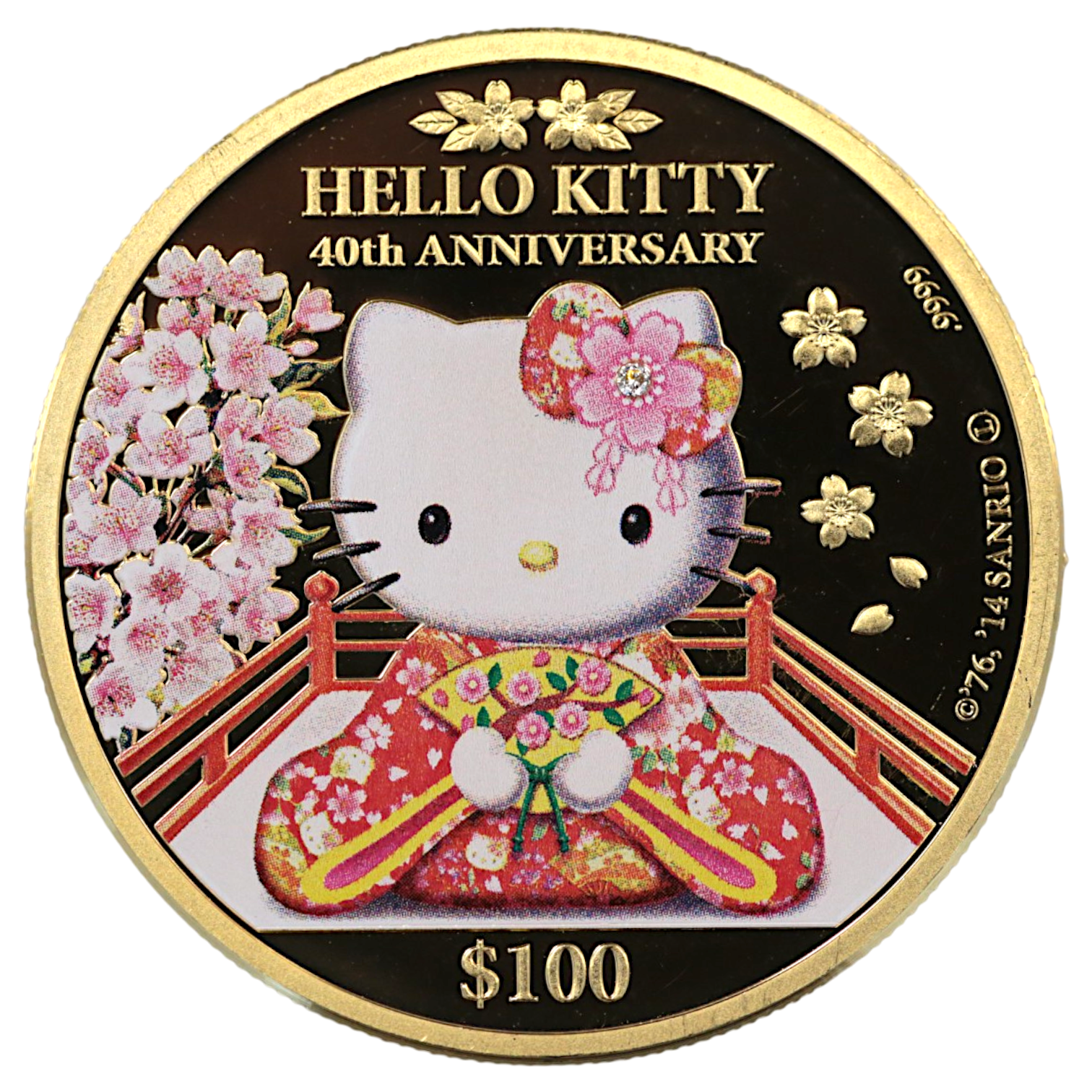 クック島 100ドル金貨 2014年 和装キティ ハローキティ40周年記念 - NJ BUYER'S MARKETPLACE