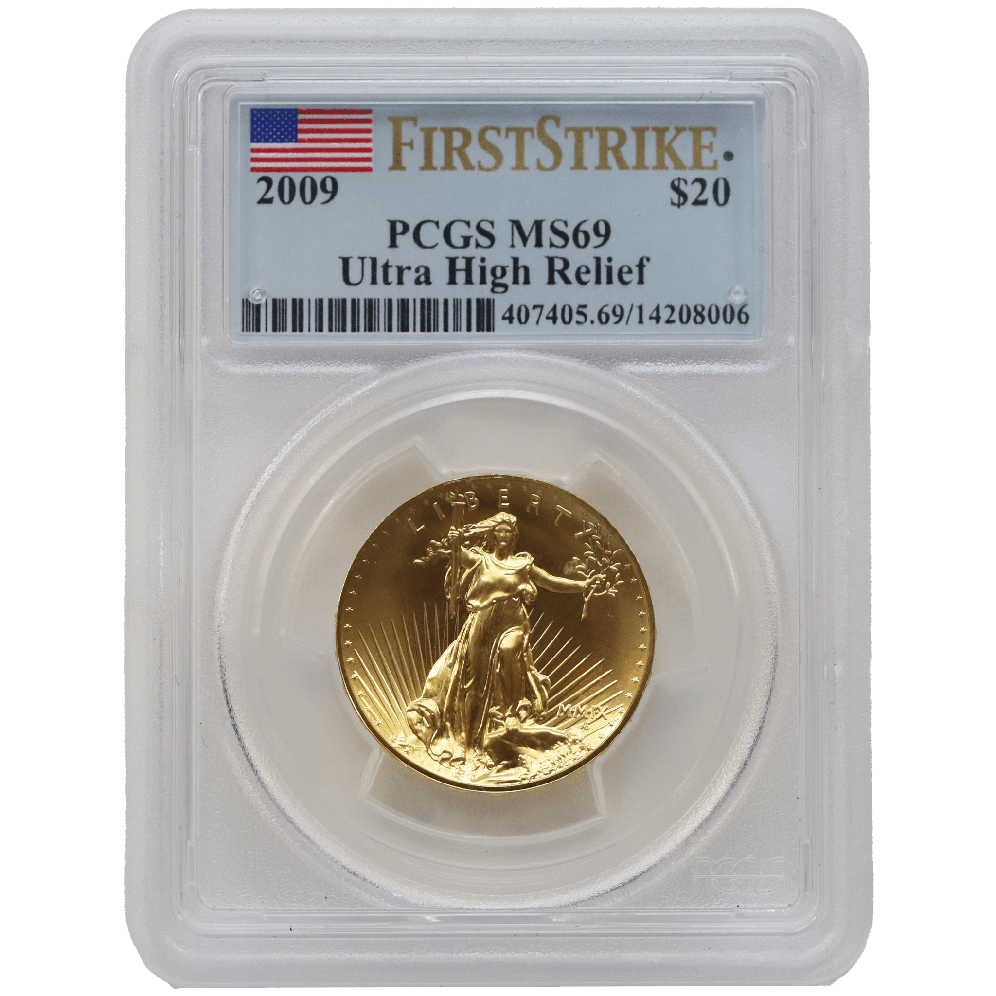 アメリカ 20ドル金貨 2009年 ウェストポイント鋳 ウルトラハイレリーフ PCGS MS69 First Strike - NJ BUYER'S MARKETPLACE