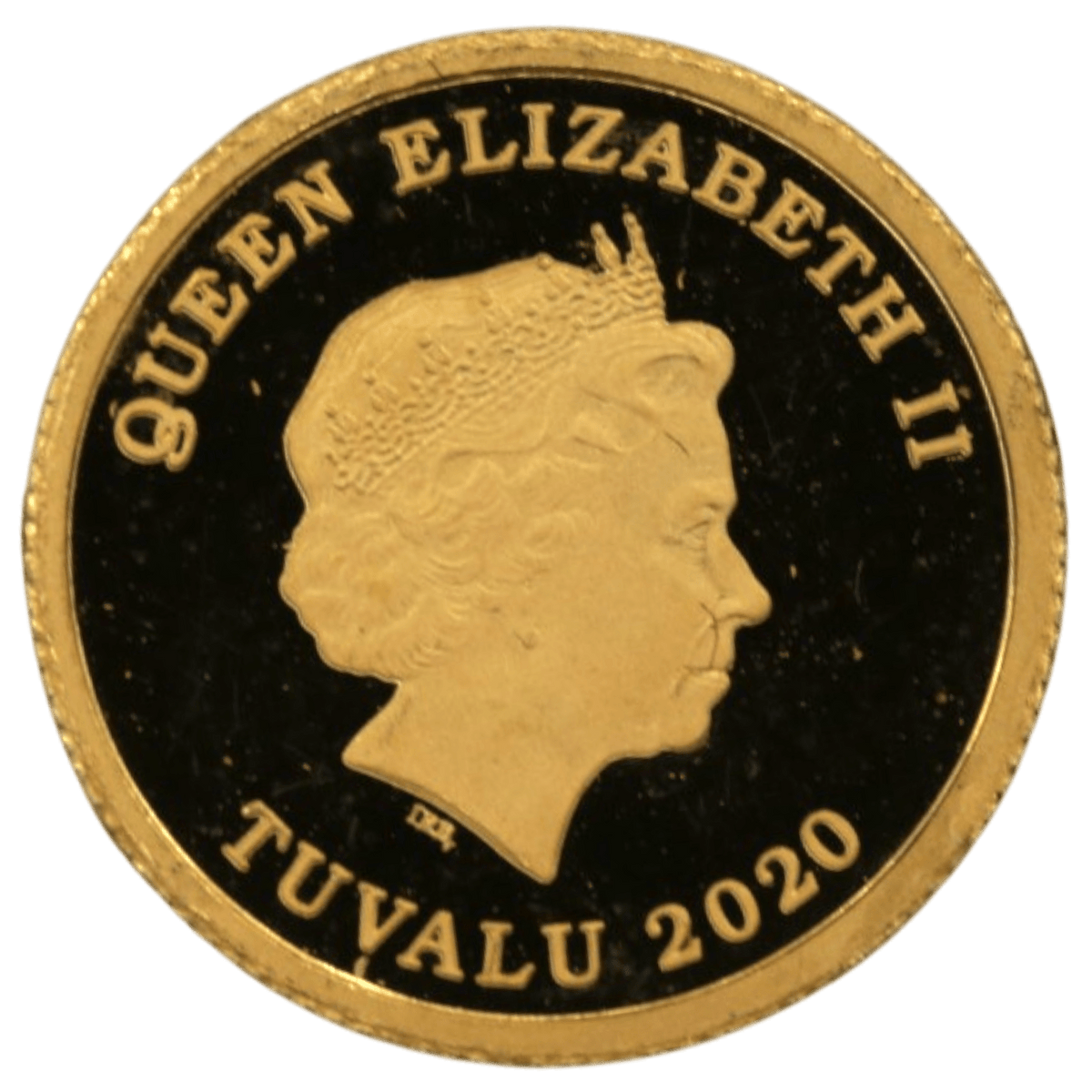ツバル 3ドル金貨 2020年 ホース エリザベス2世