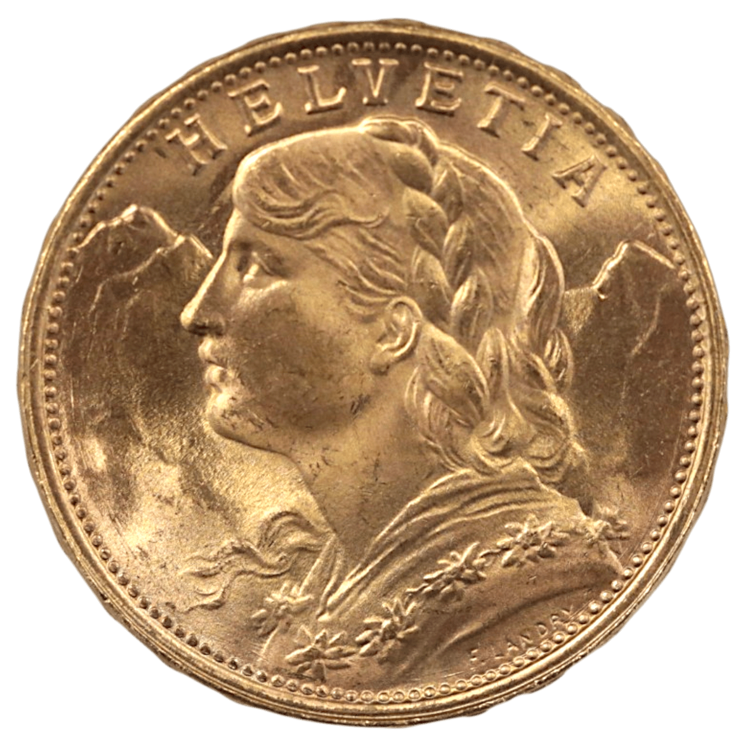 スイス 20フラン金貨 1949年 ベルン鋳 ヘルべティア ブレネリ - NJ BUYER'S MARKETPLACE