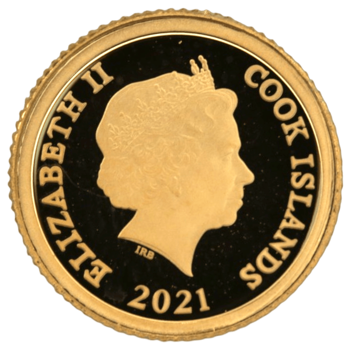 NJ BUYER'S MARKETPLACEの2021年クック諸島発行エリザベス2世肖像入り4ドル金貨