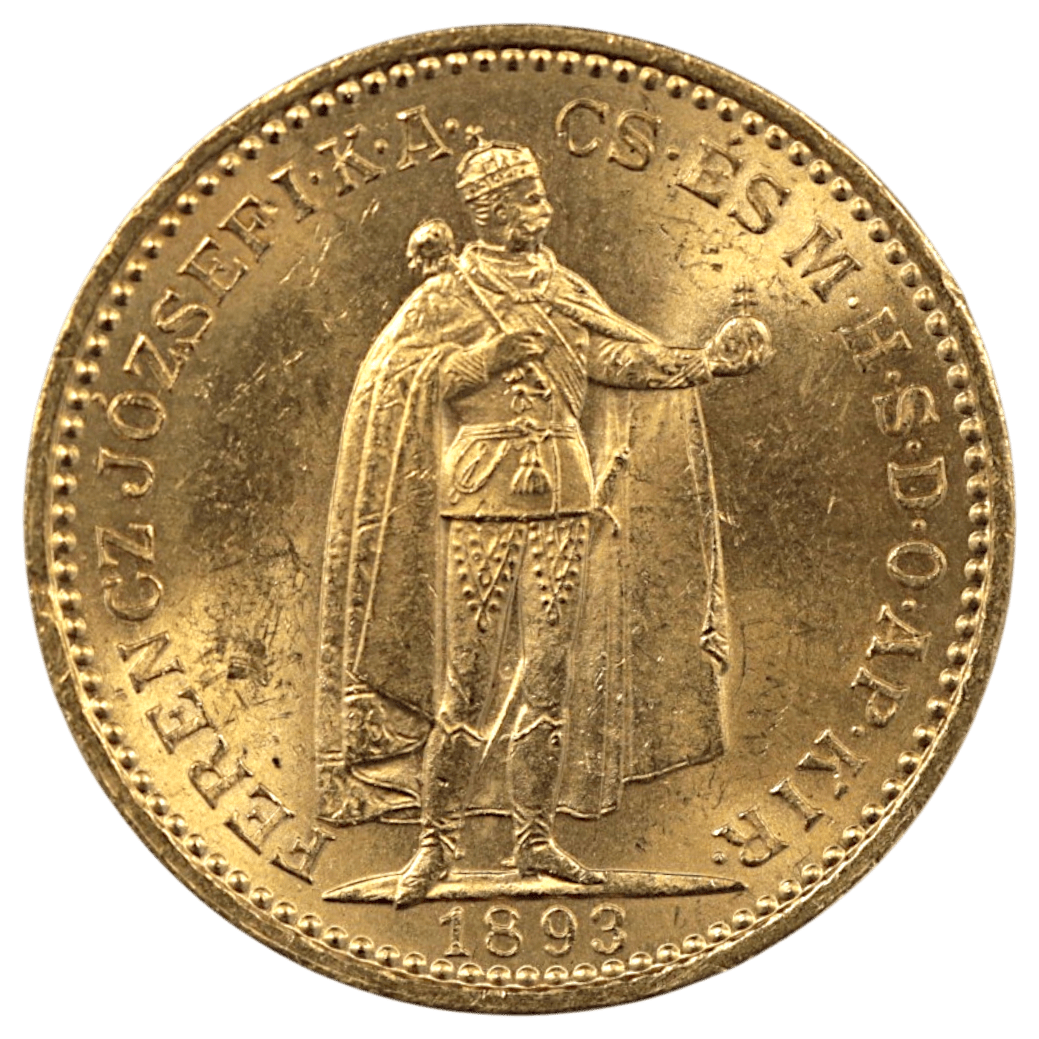 ハンガリー 20コロナ金貨 1893年 クレムニツァ鋳 フランツ＝ヨーゼフ1世 - NJ BUYER'S MARKETPLACE