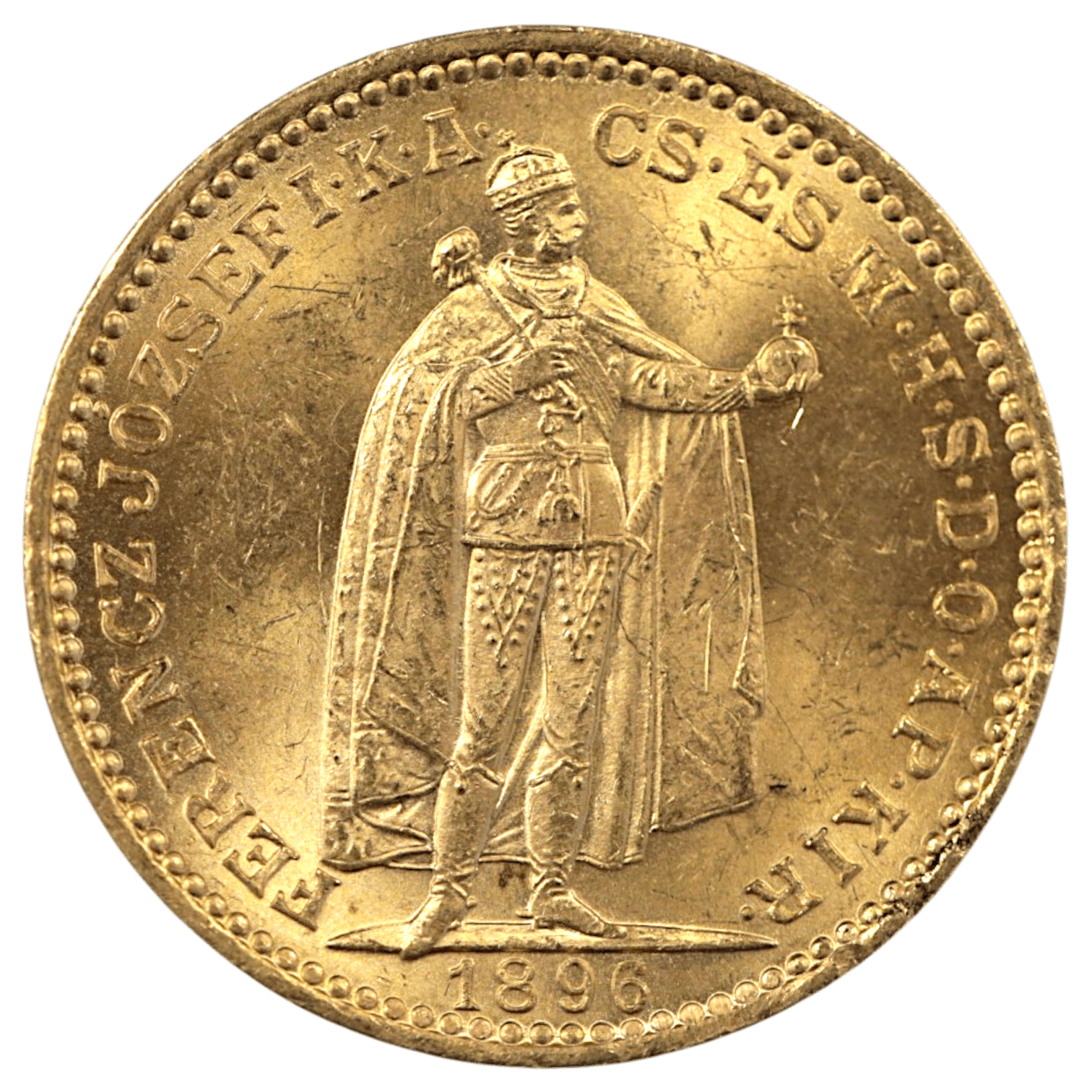ハンガリー 20コロナ金貨 1896年 クレムニツァ鋳 フランツ・ヨーゼフ1世 - NJ BUYER'S MARKETPLACE