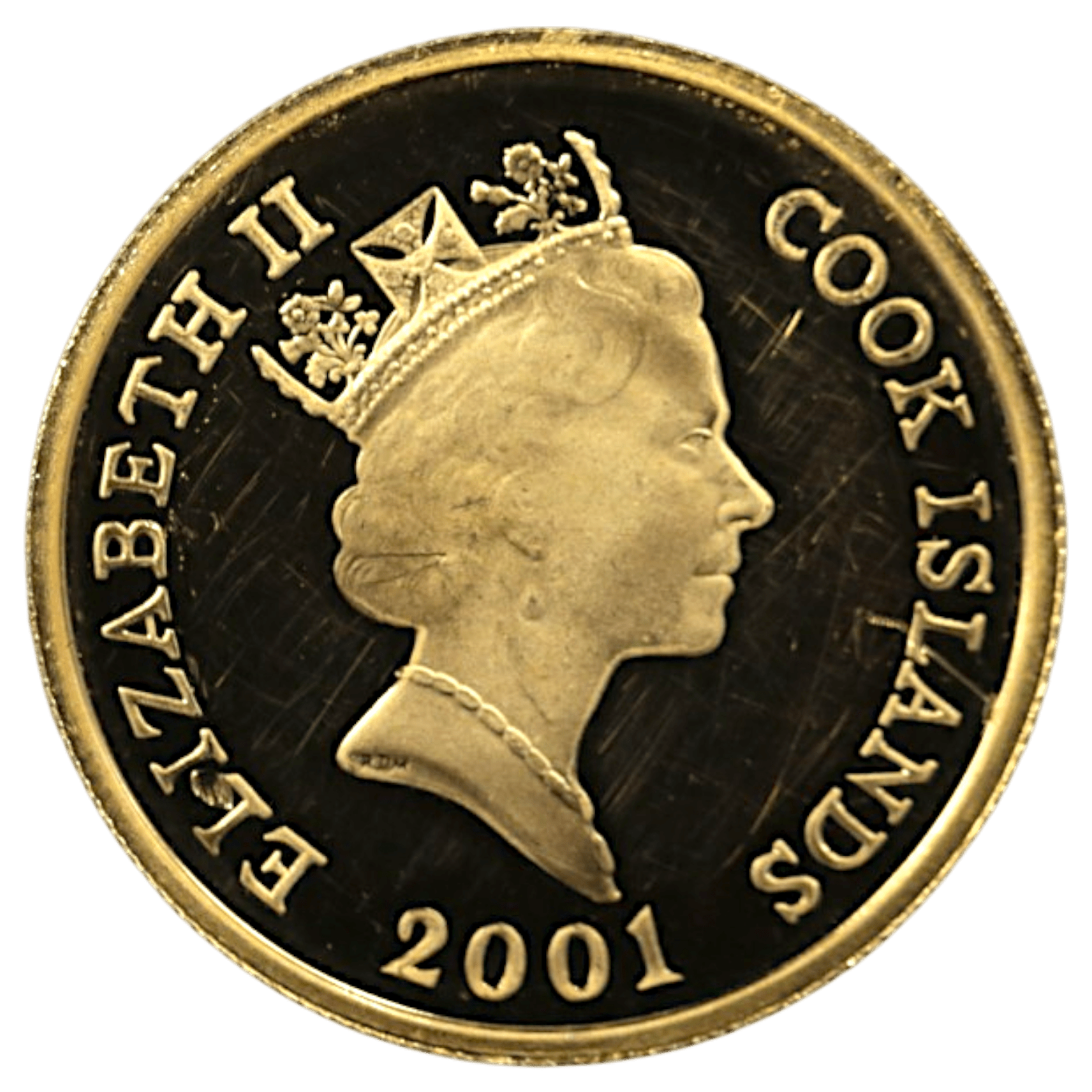 クック島 10ドル金貨 2001年 イルカ - NJ BUYER'S MARKETPLACE