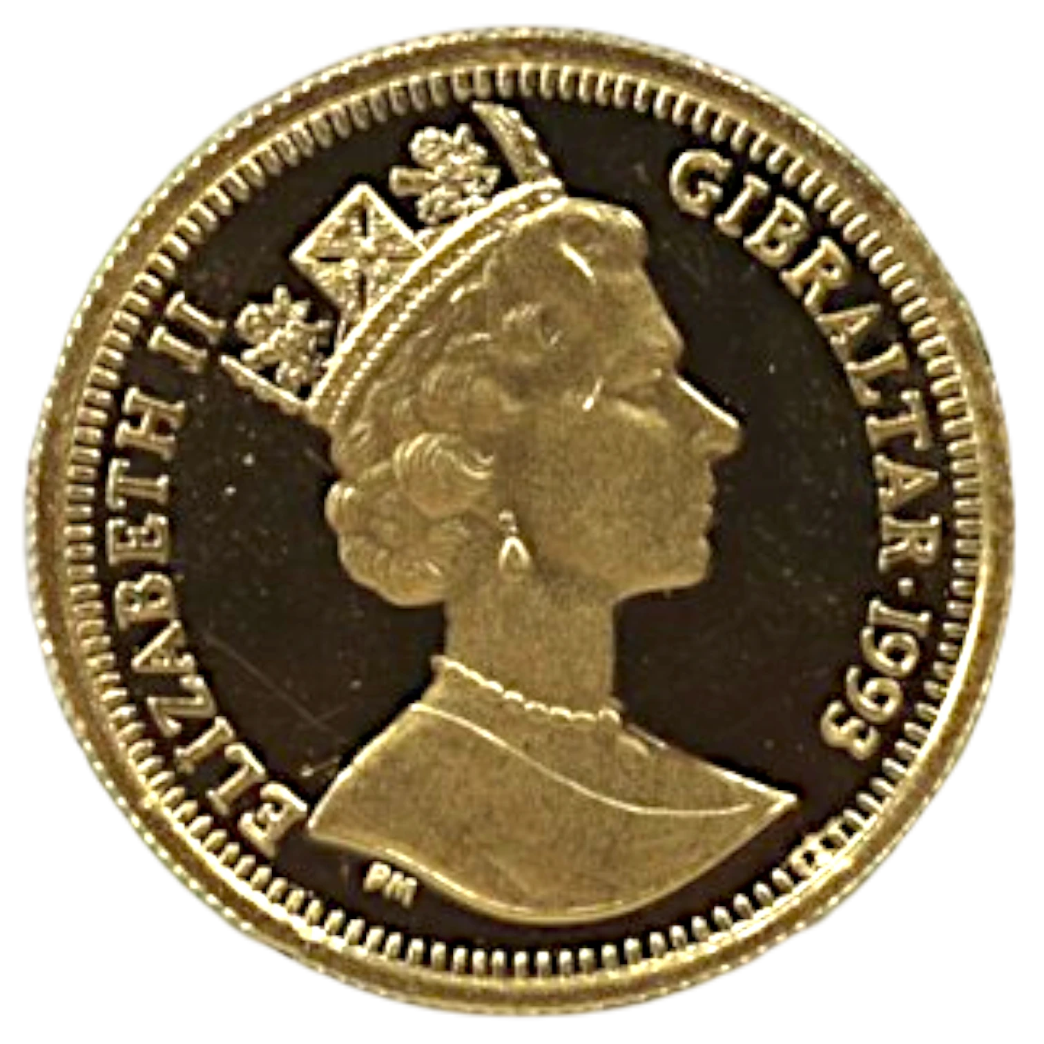 ジブラルタル 1/10クラウン金貨 1993年 ポブジョイ鋳 ピーターラビット