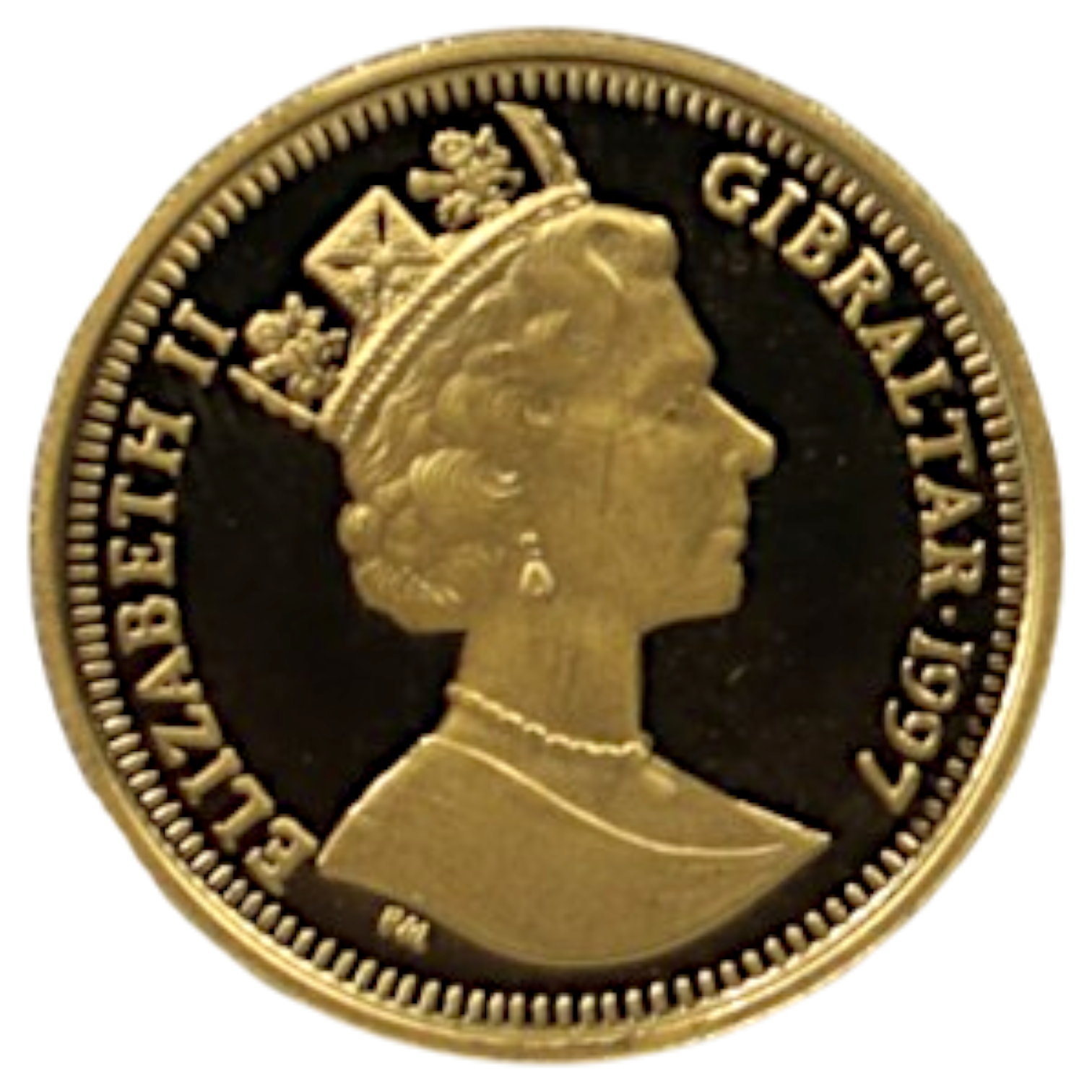 ジブラルタル 1/10クラウン金貨 1997年 ポブジョイ鋳 ピーターラビット