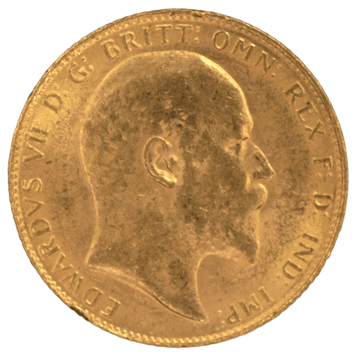 イギリス ソヴリン金貨 1906年 ロンドン鋳 エドワード7世 聖ジョージの竜退治