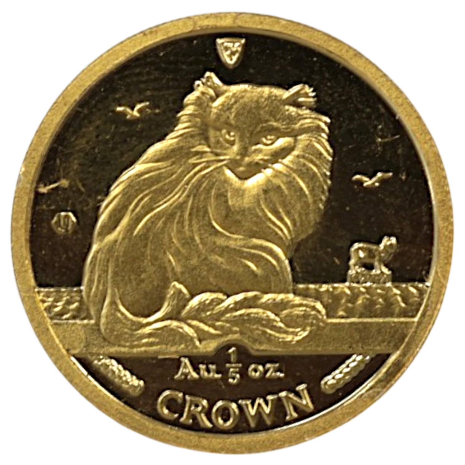 マン島 1/5クラウン金貨 1995年 ポブジョイ鋳 ターキッシュ