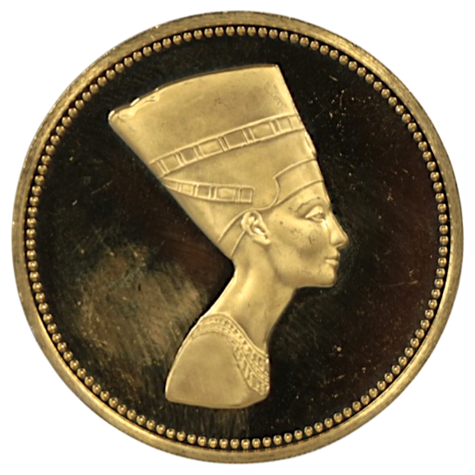 エジプト 100ポンド金貨 1983年 フランクリンミント鋳 ネフェルティティ
