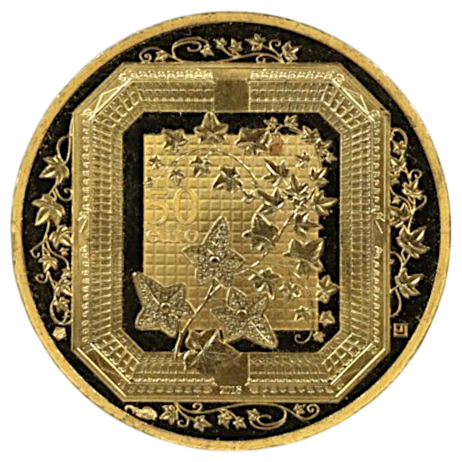 フランス 50エキュ金貨 2018年 パリ鋳 ブシュロン（Boucheron）