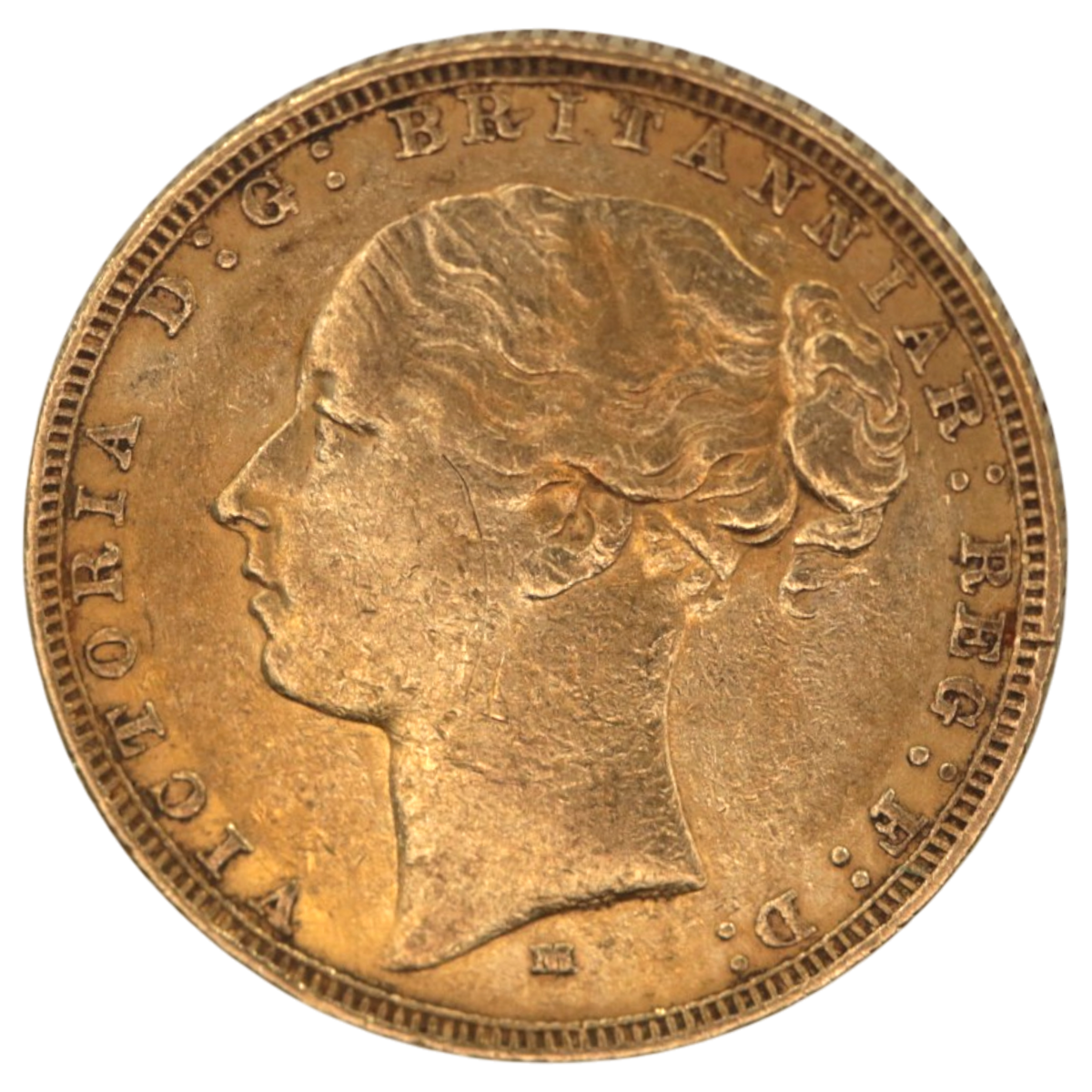 オーストラリア ソブリン金貨 1881年 メルボルン鋳 ヴィクトリア