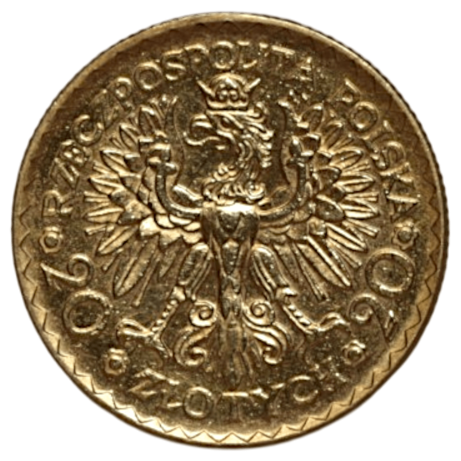 ポーランド 20ズウォティ金貨 1925年 ワルシャワ鋳 ボレスワフ1世
