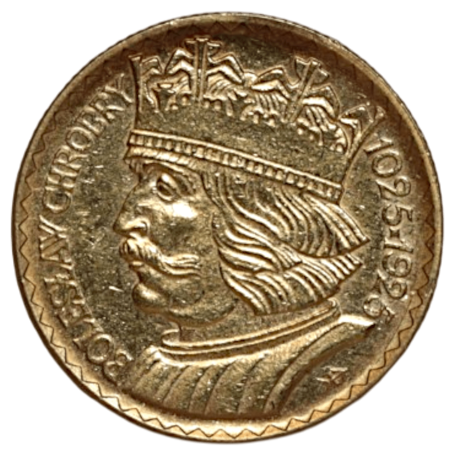 ポーランド 20ズウォティ金貨 1925年 ワルシャワ鋳 ボレスワフ1世
