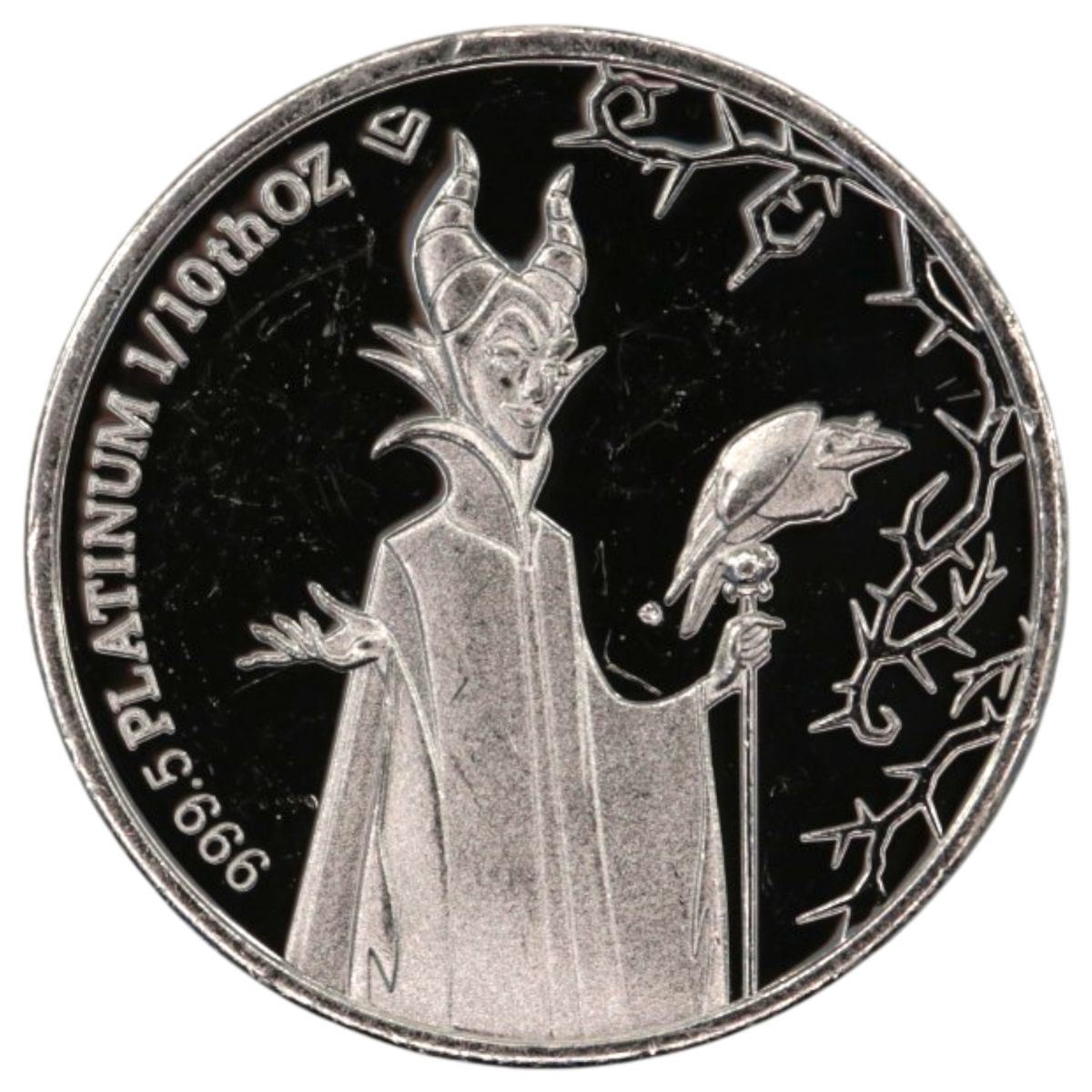 ディズニー 1/10ozプラチナメダル 眠れる森の美女 65周年