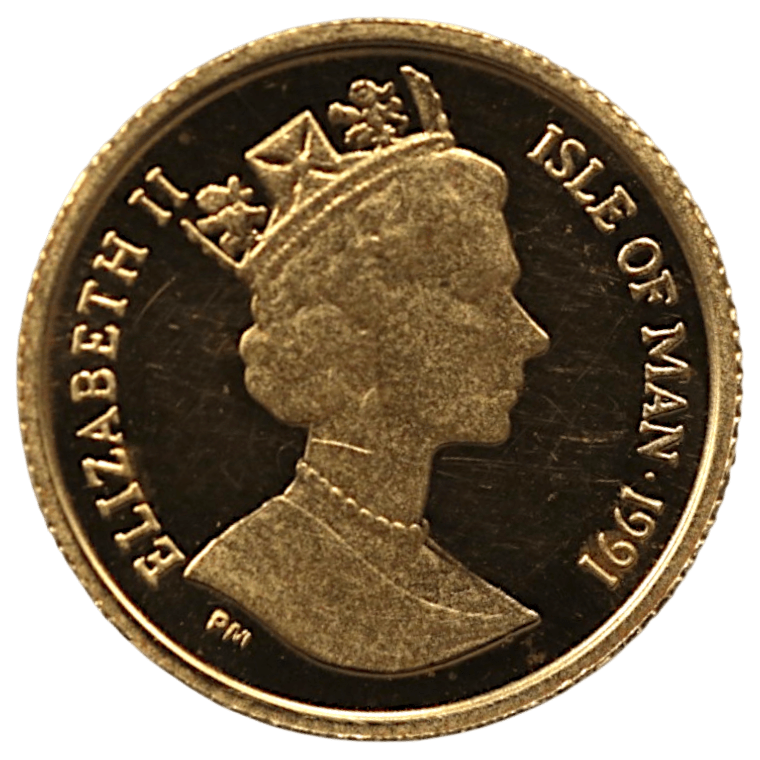 マン島 1/25クラウン金貨 1991年 ポブジョイ鋳 ノルウェージャンフォレスト - NJ BUYER'S MARKETPLACE