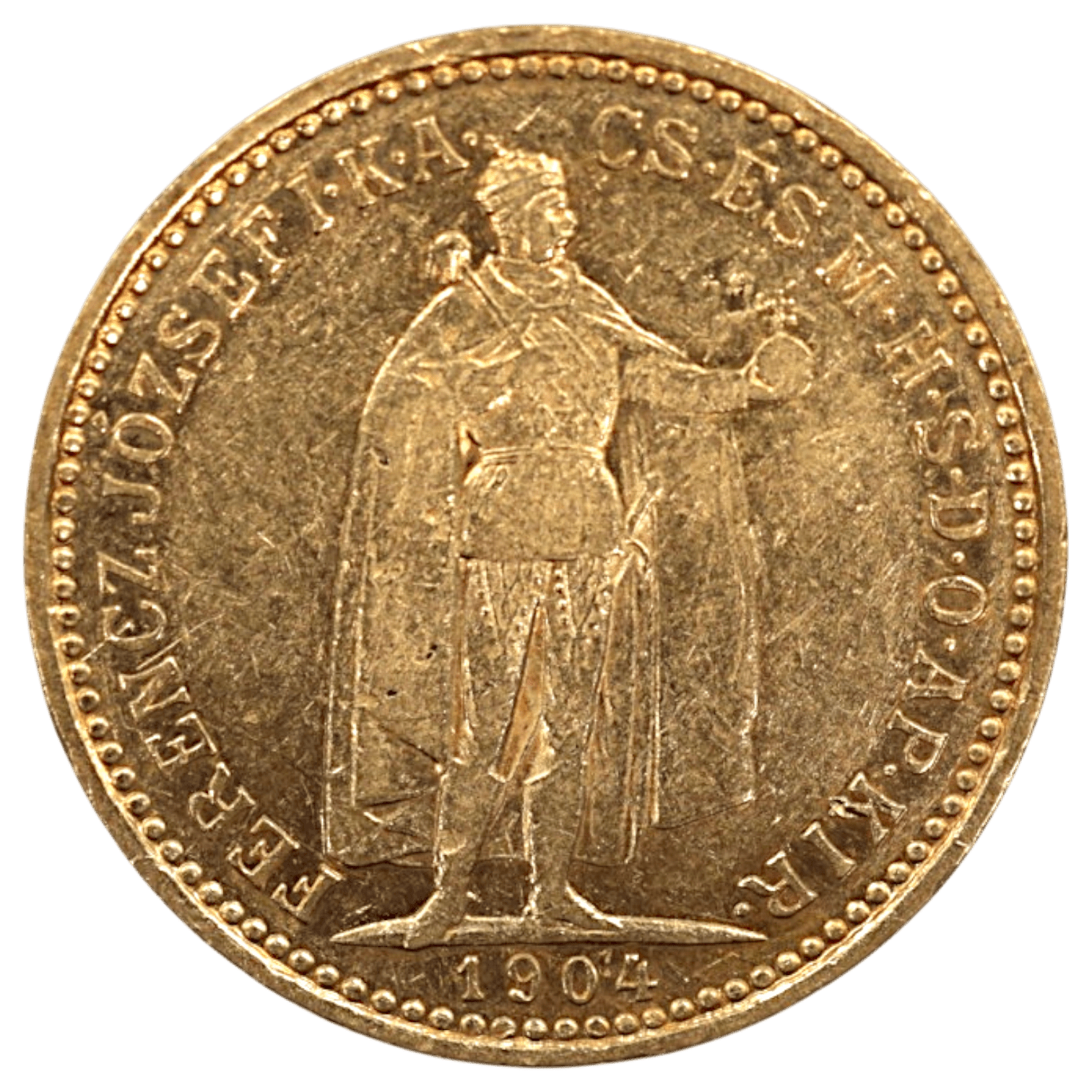 ハンガリー 10コロナ金貨 1904年 クロムニツァ鋳 フランツ・ヨーゼフ1世 - NJ BUYER'S MARKETPLACE