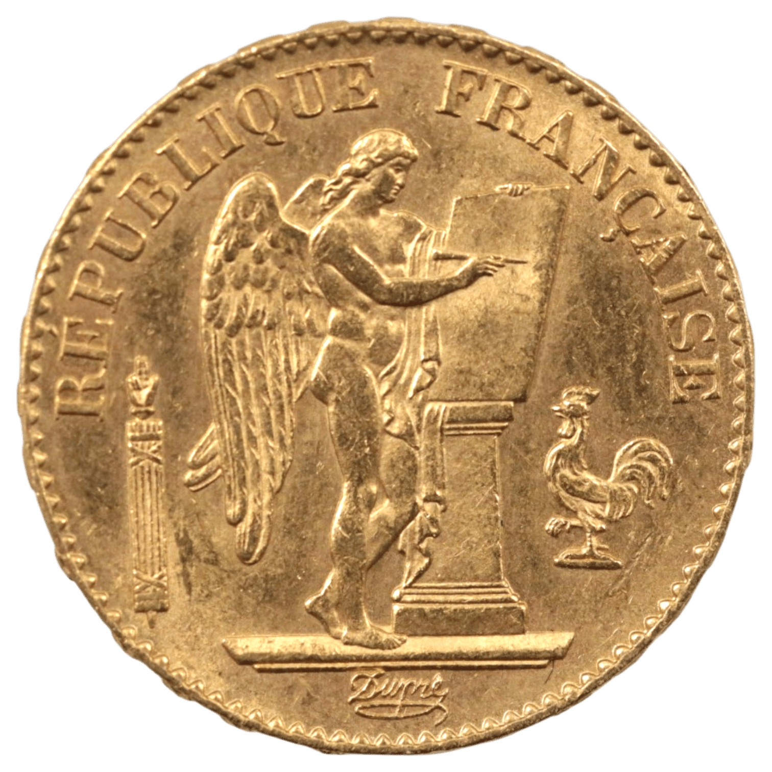 フランス 20フラン金貨 1896年 パリ鋳 法の天使 - NJ BUYER'S MARKETPLACE