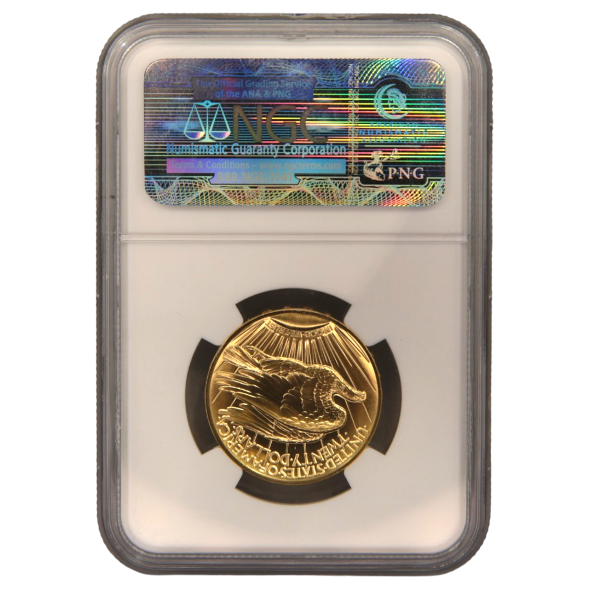 アメリカ 20ドル金貨 2009年 ウルトラハイレリーフ NGC MS70
