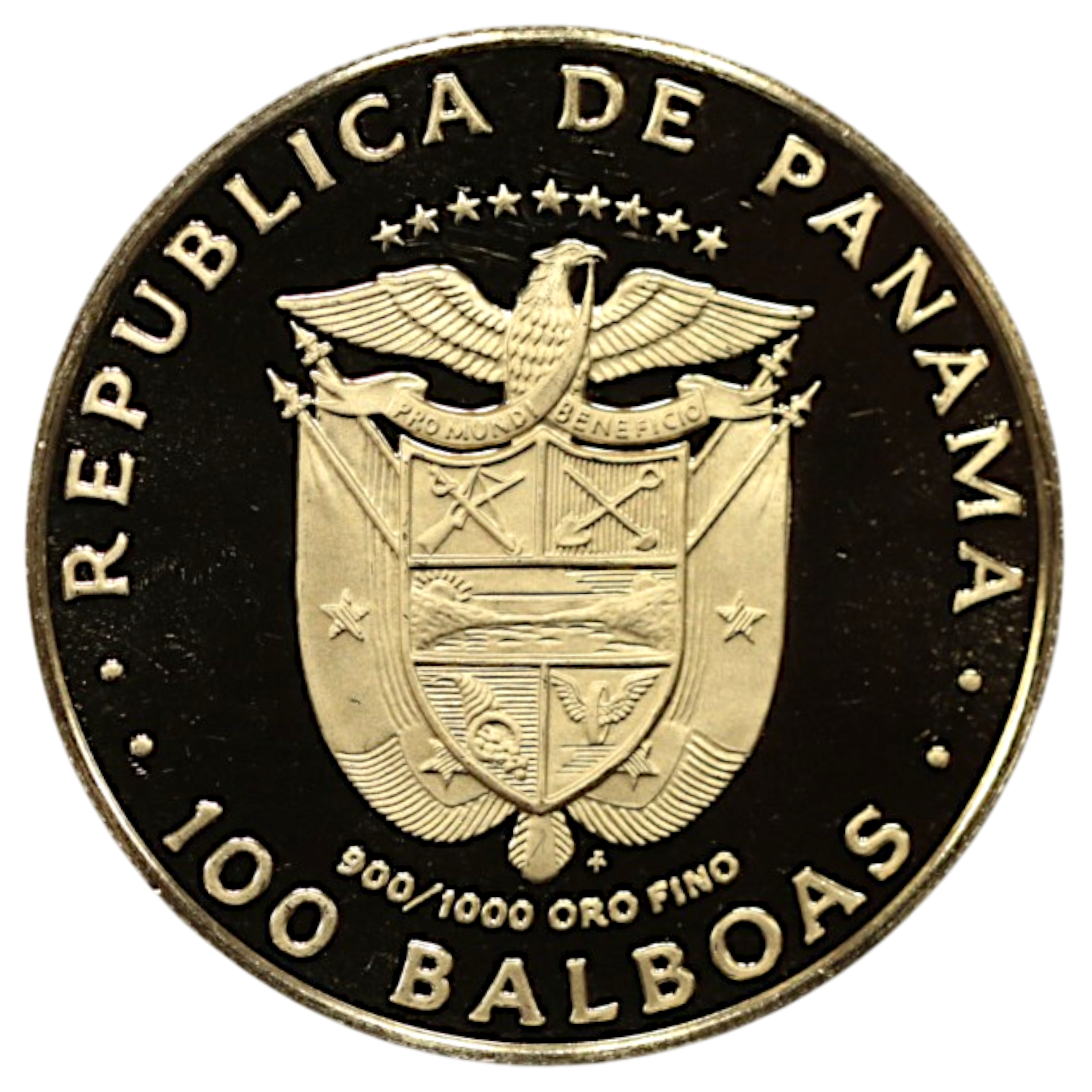 パナマ 100バルボア金貨 1979年 フランクリンミント鋳 ウミガメ
