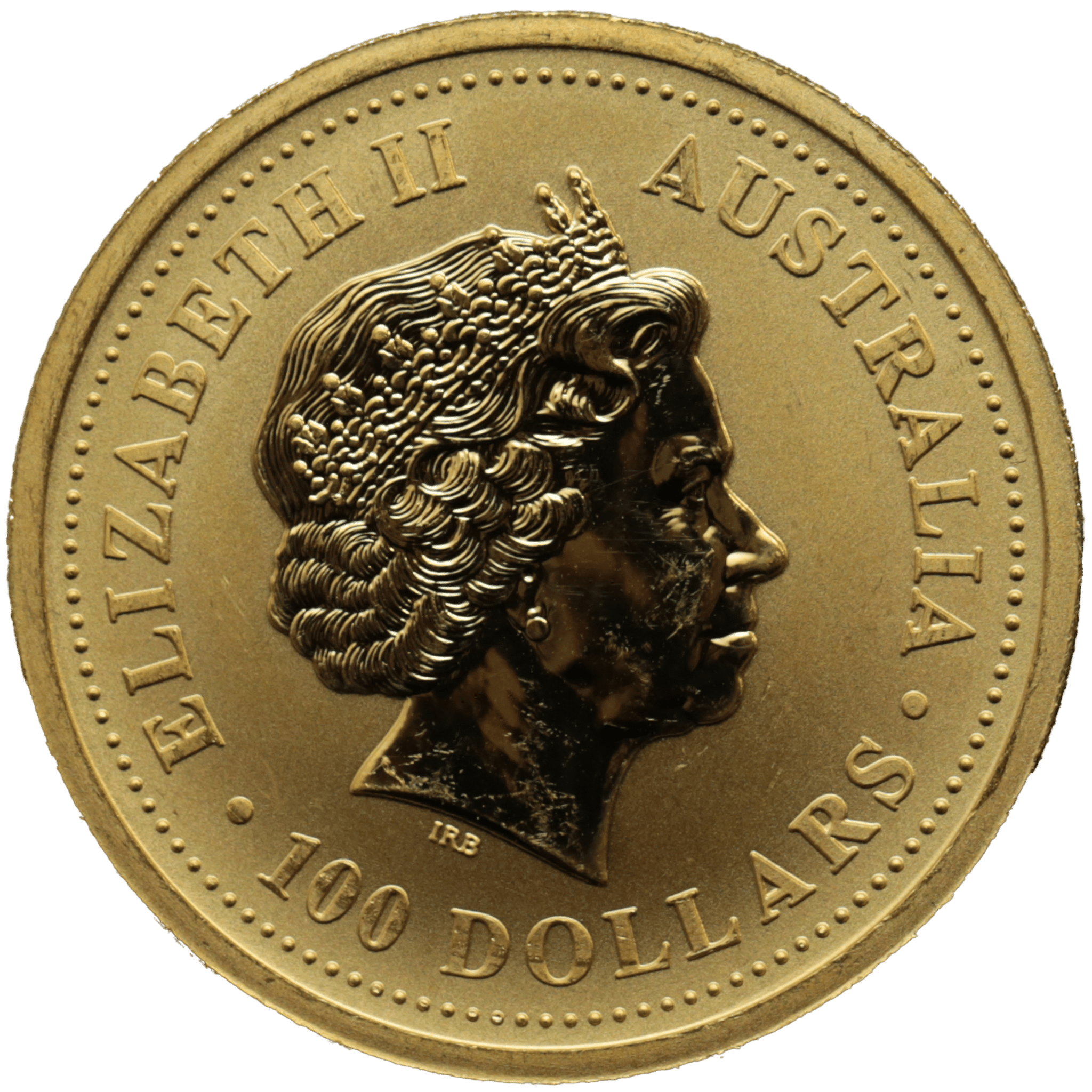 オーストラリア 100ドル金貨 2002年 パース鋳 干支 午年