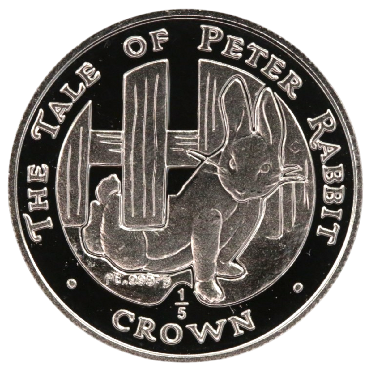 ジブラルタル 1/5クラウンプラチナ貨 1996年 ピーターラビット