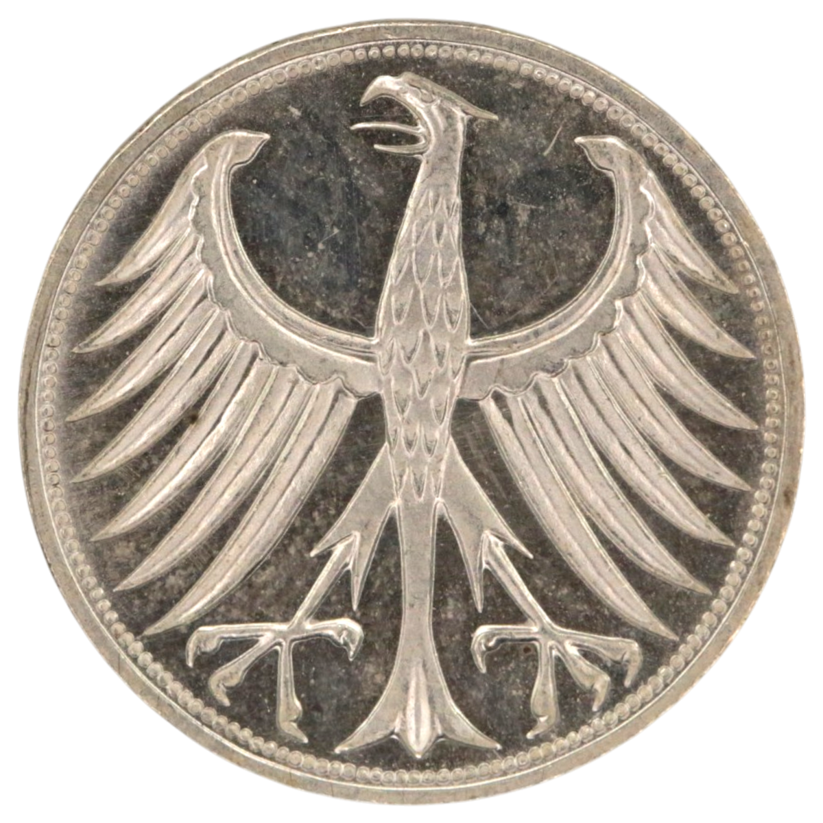 ドイツ 5マルク銀貨 1967年 ワイマール鷲